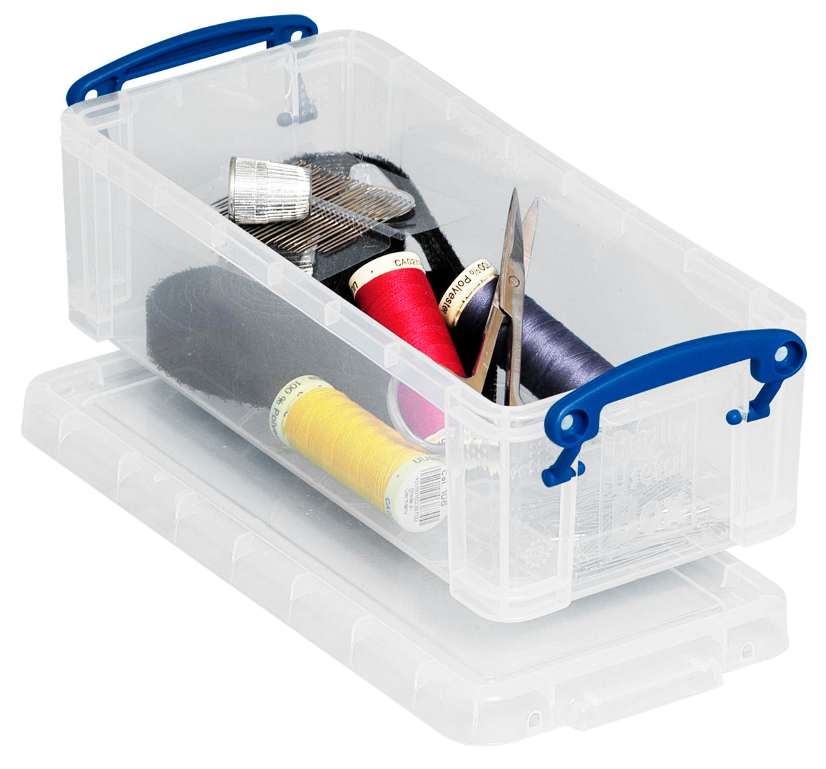 Really Useful Storage Box 0.9 Litre Clear Ref 0.9C