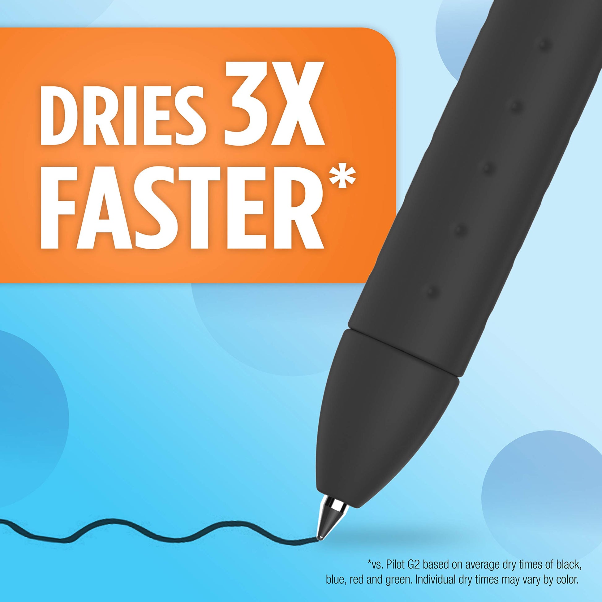 Paper Mate InkJoy Gel Pens, Medium Point, Black, 12 Count - 1951719