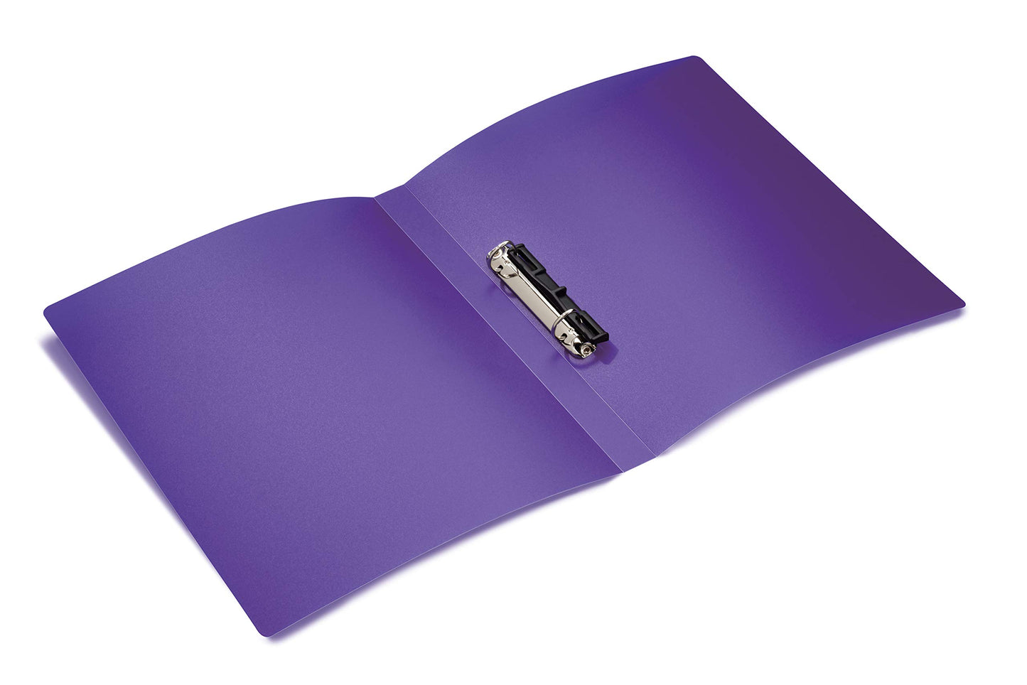 HERMA Ring Binder Translucent in Purple, A4, 25 mm Spine, Slim 2-Ring Binder Made of Plastic