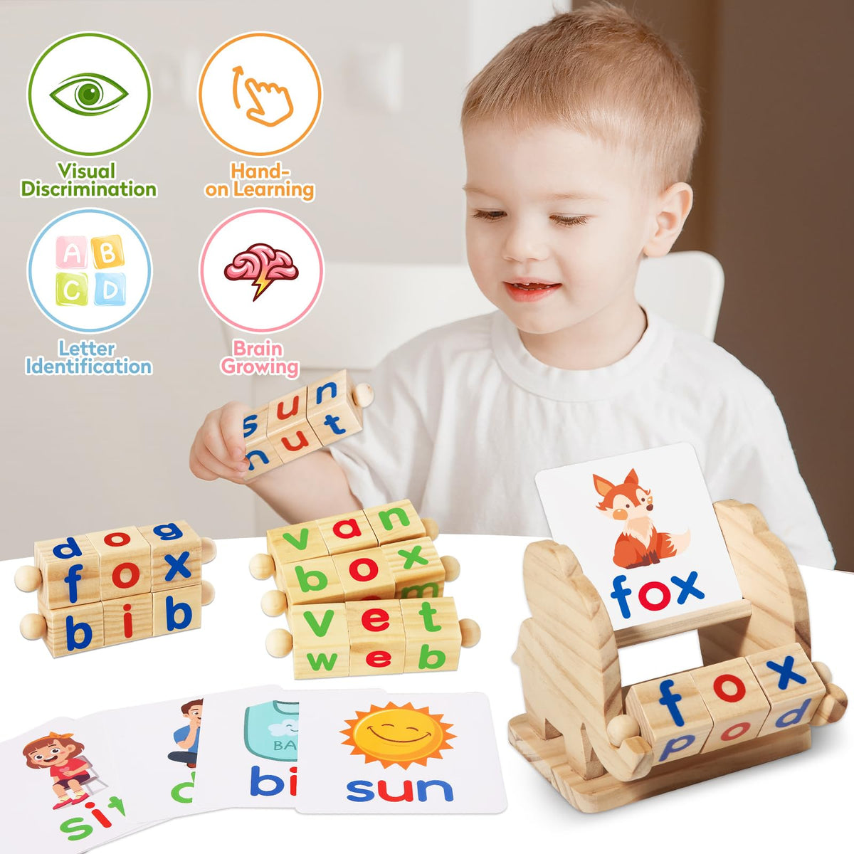 Montessori Educational Toy，Learning Activities Gift for Kid 3-6 Year