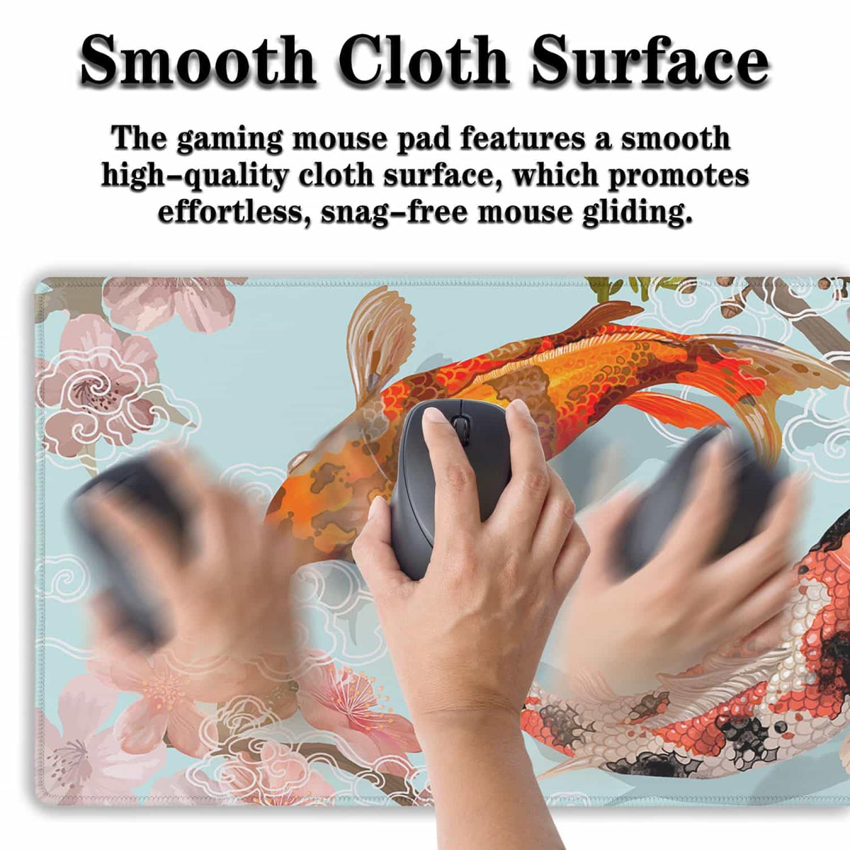 Samgula XXL Mouse Pad, Gaming Mousepads Desktop Mats, Extra Large Desk Pad Non-Slip Rubber Base