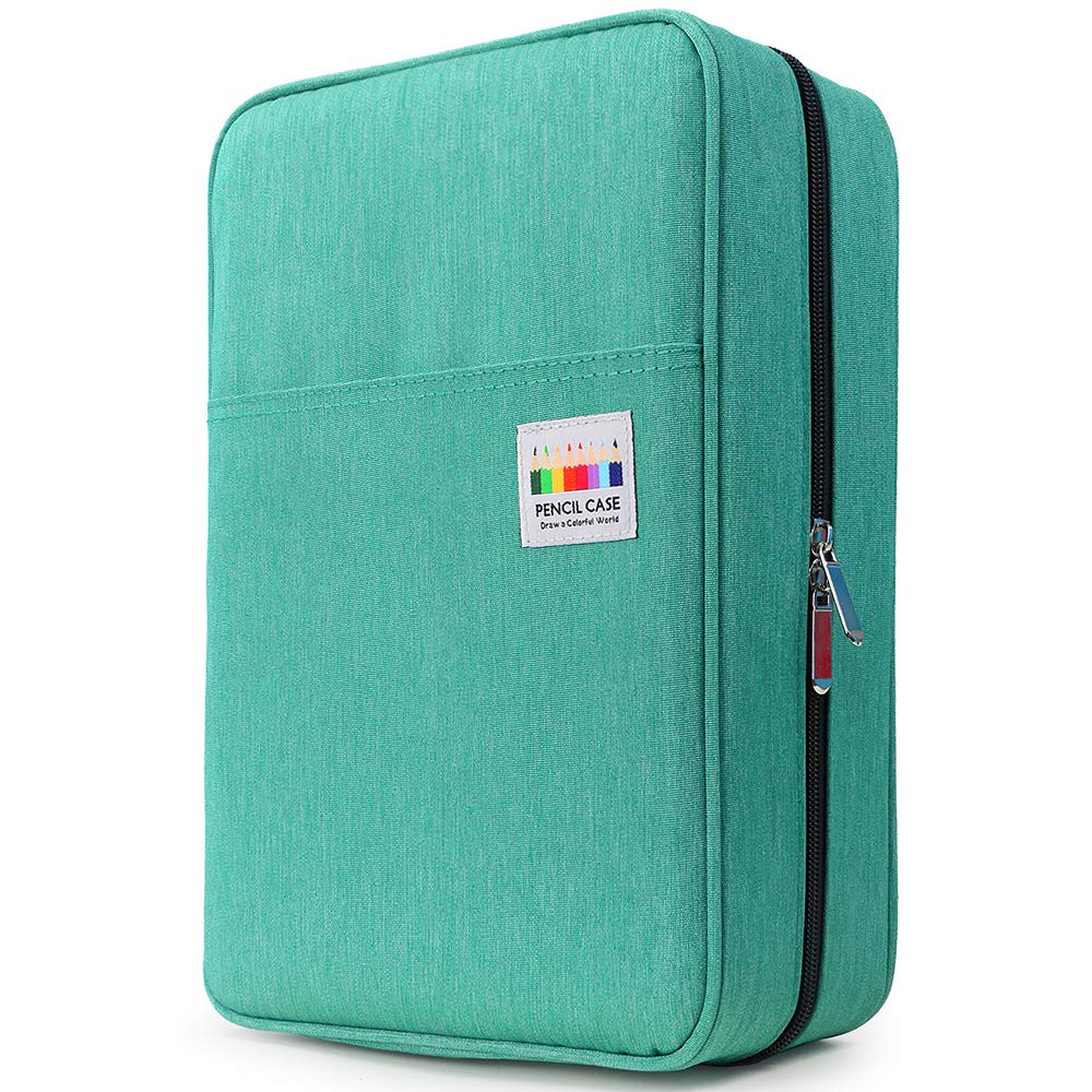 YOUSHARES Big Capacity Colored Pencil Case - 300 Slots large Pen Case Organizer with Multilayer