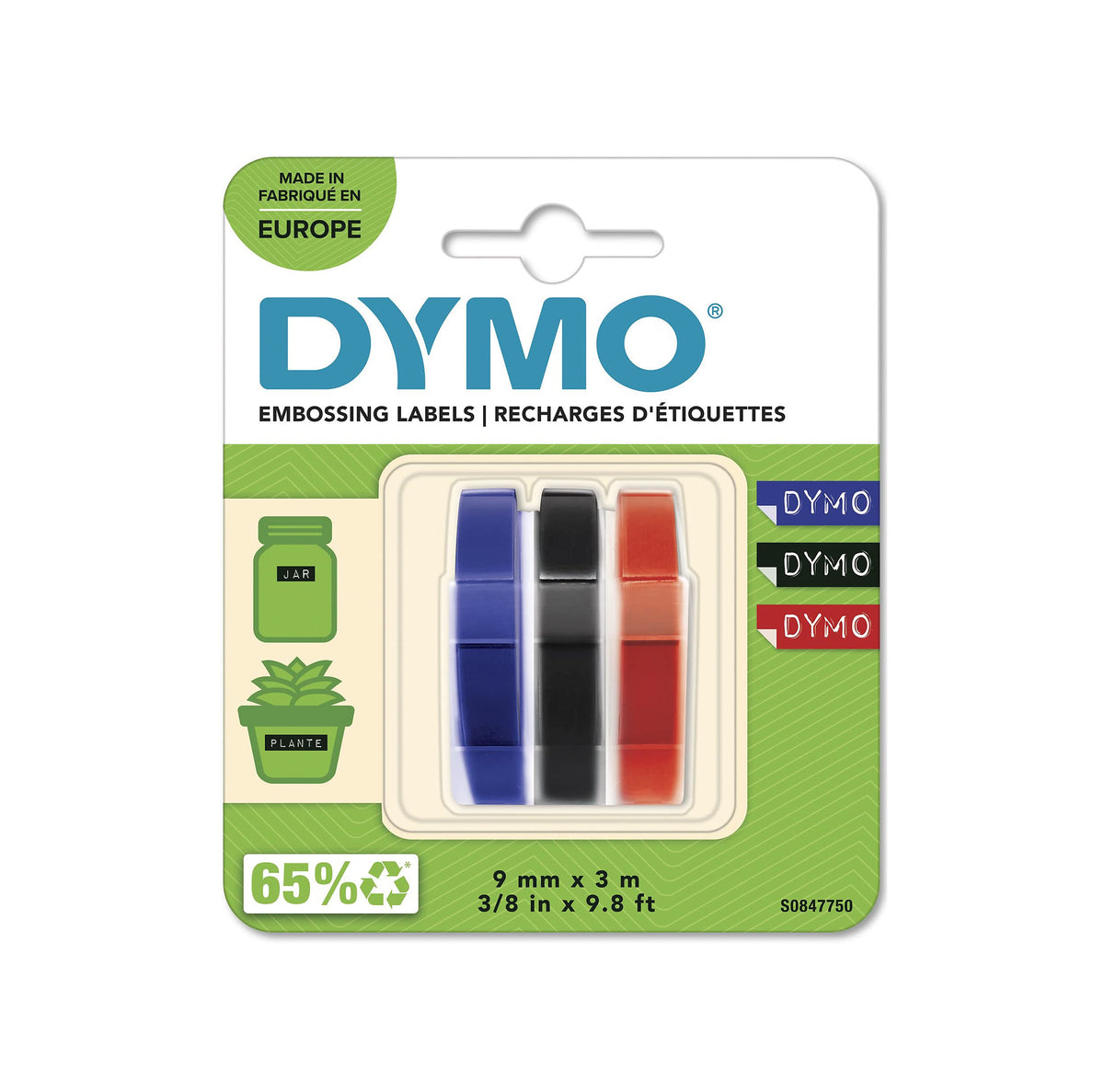 Dymo Embossing Tape_P Pack of 3