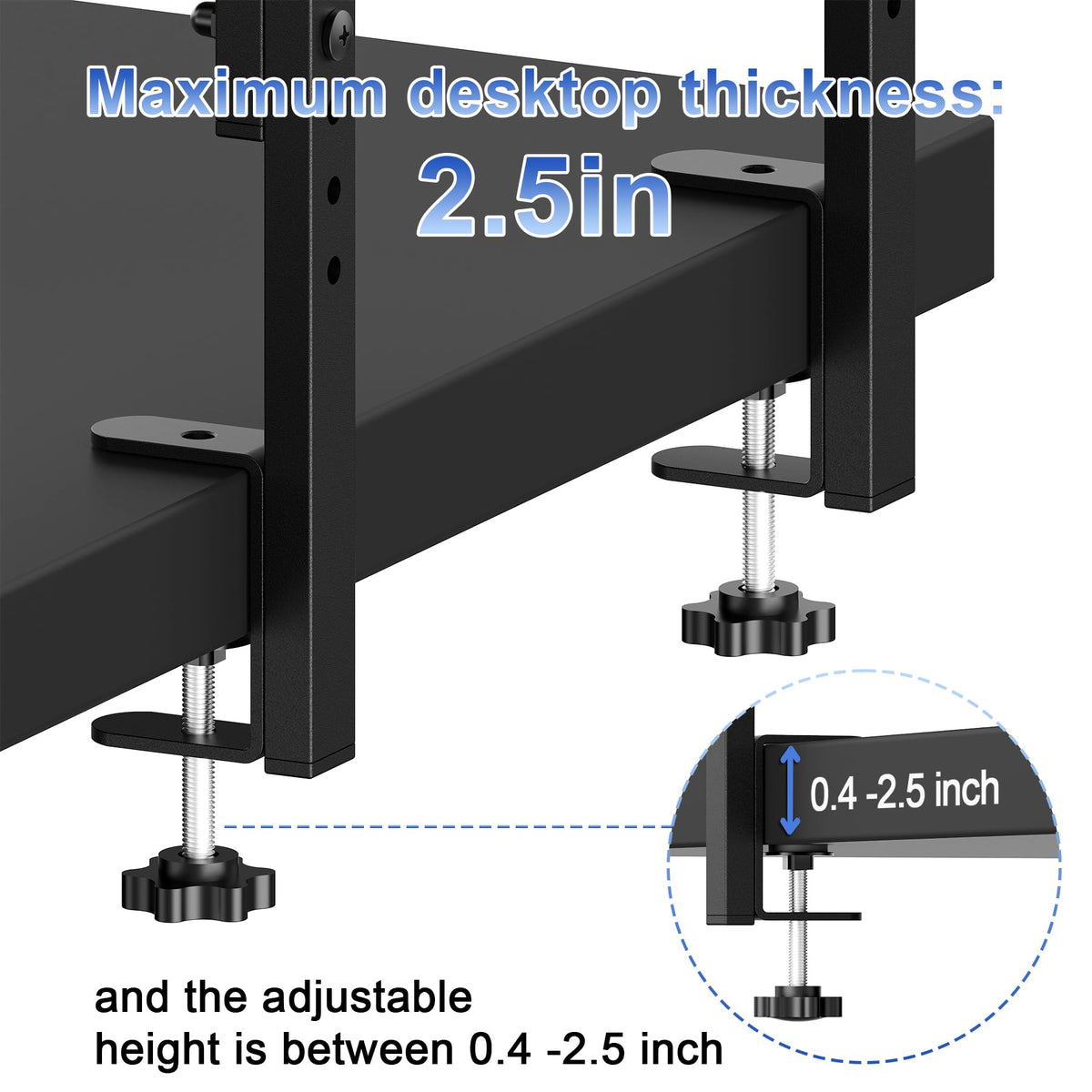 Spacrea 2 Tier Clamp on Desk Shelf