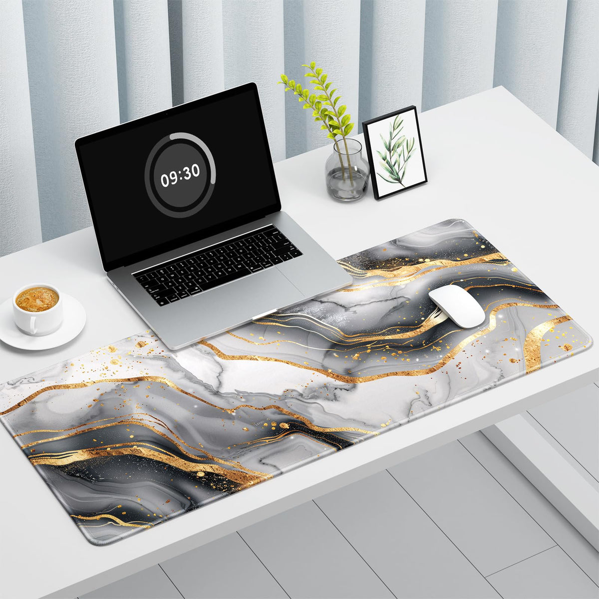 Auhoahsil Ultra Large Gaming Mousepad, XXL Desk Mat, Pretty Extended Full Size Desktop Matt for