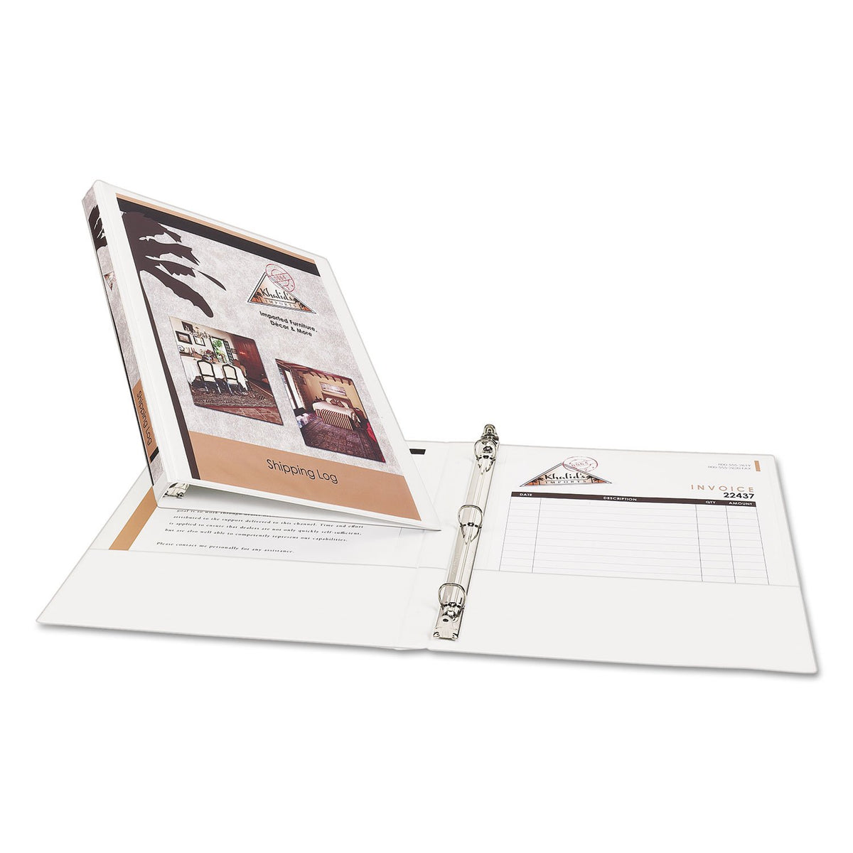 Economy Reference View Binder, 1/2in Capacity [Set of 3] Color: White