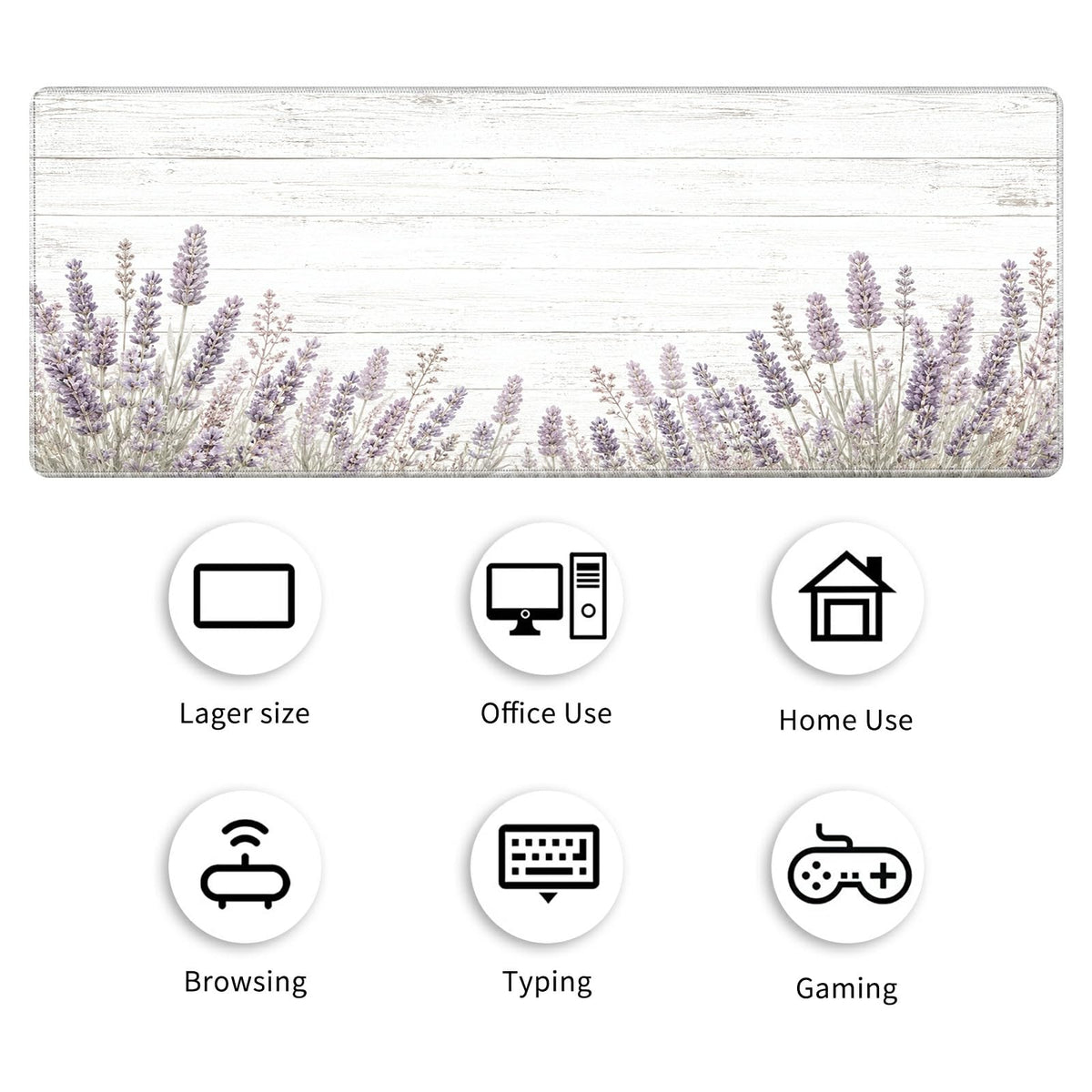 Desk Mat Large Gaming Mouse Pad + Coaster