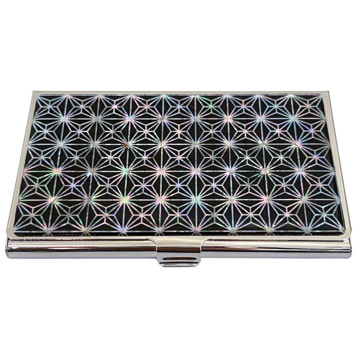 Nacreh Mother of Pearl Business Card Case Credit Id Name Holder Travel Wallet Art Painting Design