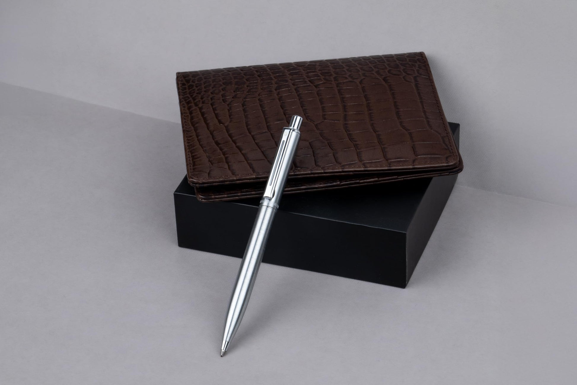 Sheaffer Sentinel Brushed Chrome Ballpoint Pen