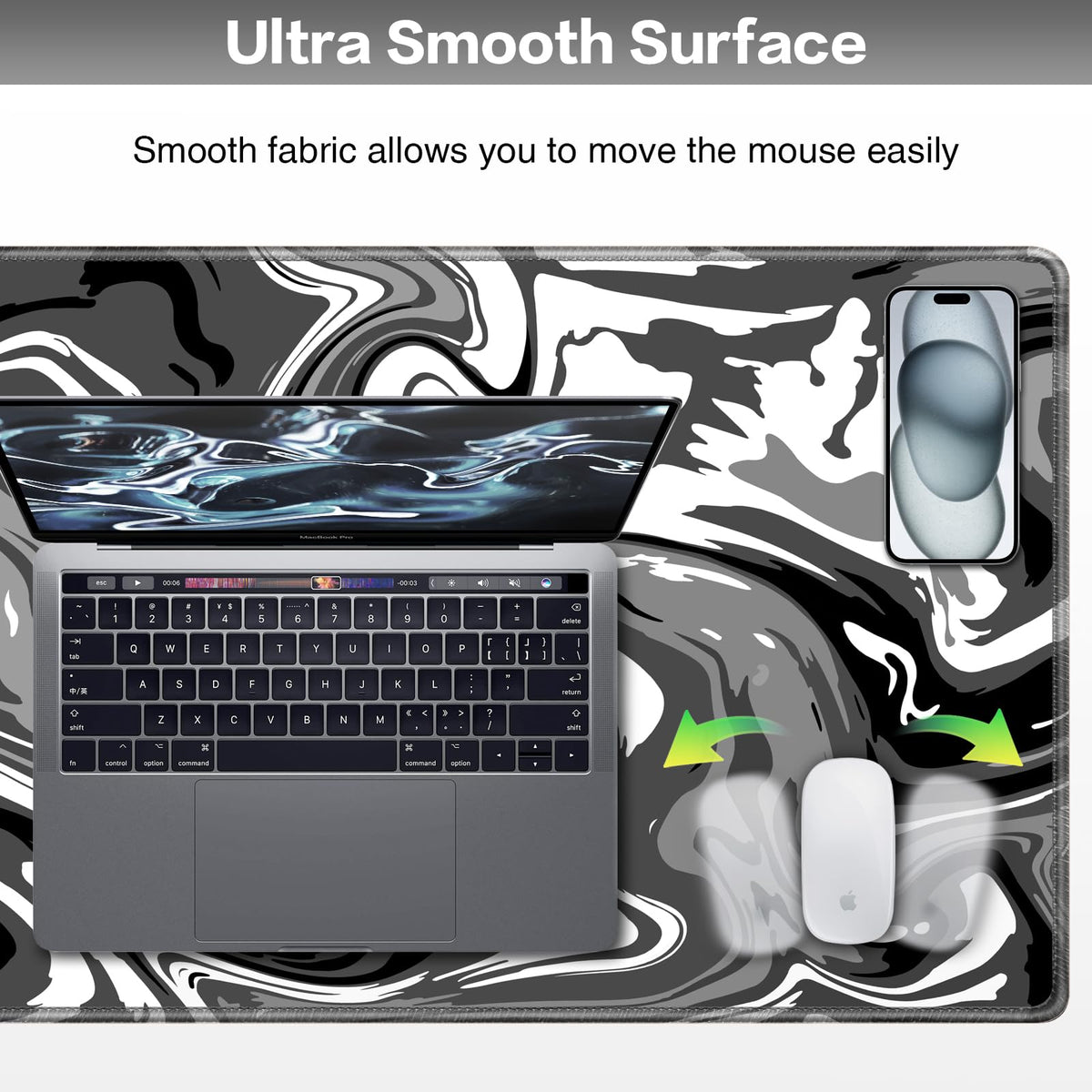 Gaming Mouse Pad, Large Mouse Pad XXL 35.4×15.7in