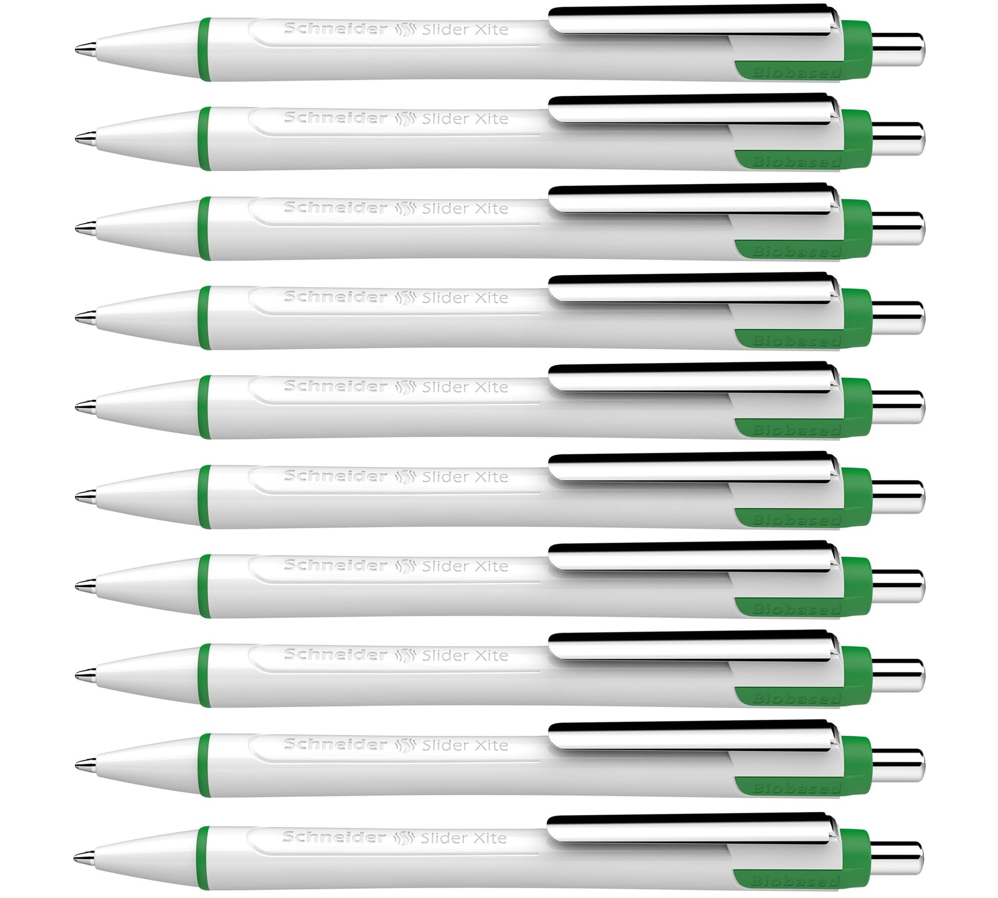 Schneider Slider Xite XB (Extra Broad) Ballpoint Pen, Refillable + Retractable, 1.4 mm, White