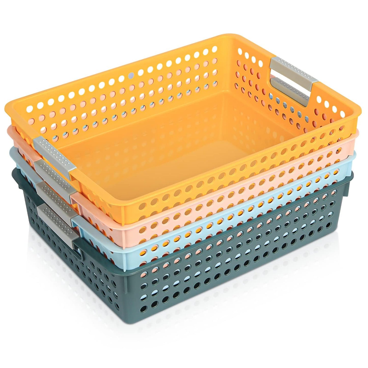 4Pcs Classroom Organization and Storage Paper Tray Holds,Holds 4A Paper