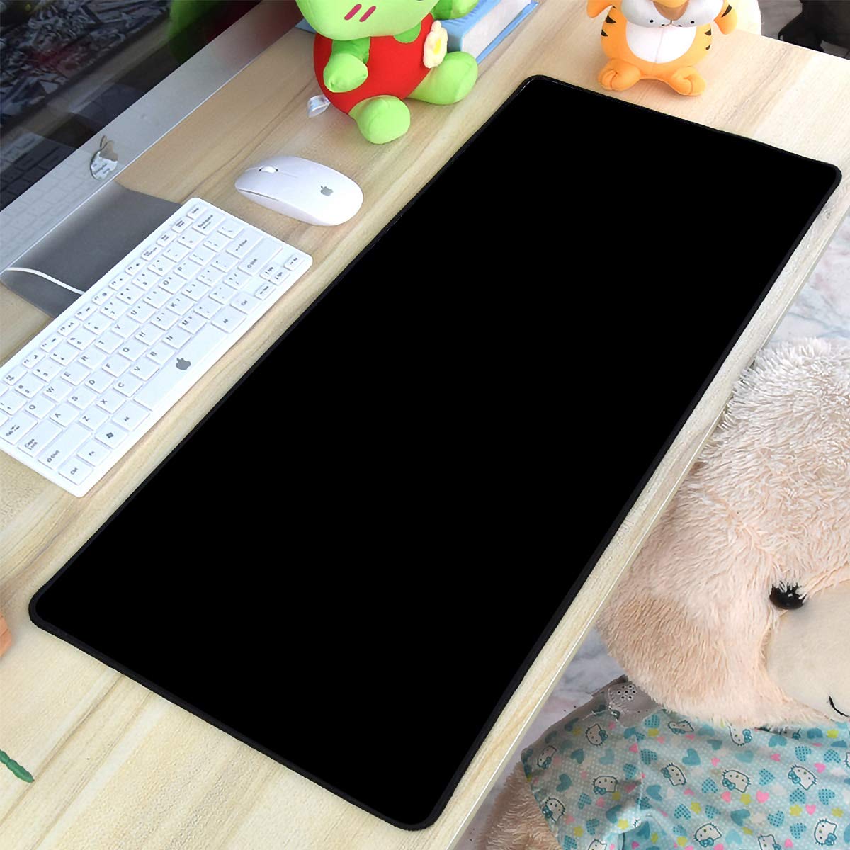 Qisan Large Gaming Mouse Pad with Nonslip Base-31.5x11.8x0.15 Inch|Extended XXL Size, Heavy|Thick