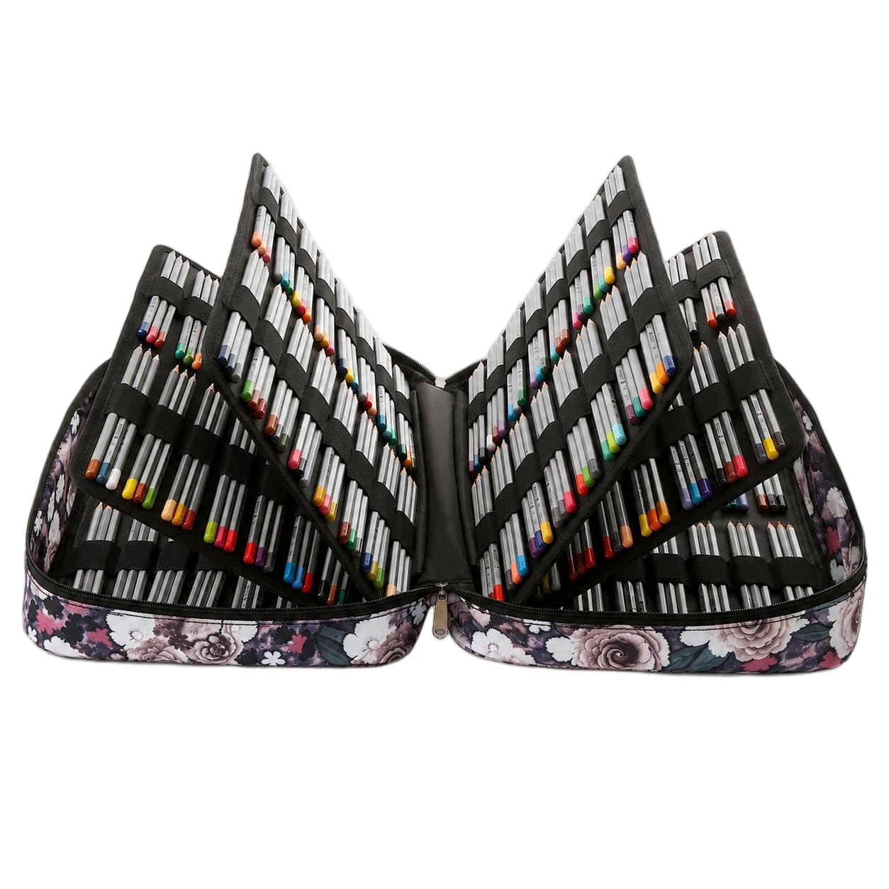 Lbxgap 480 Slots Colored Pencil Case Organizer with Shoulder Strap