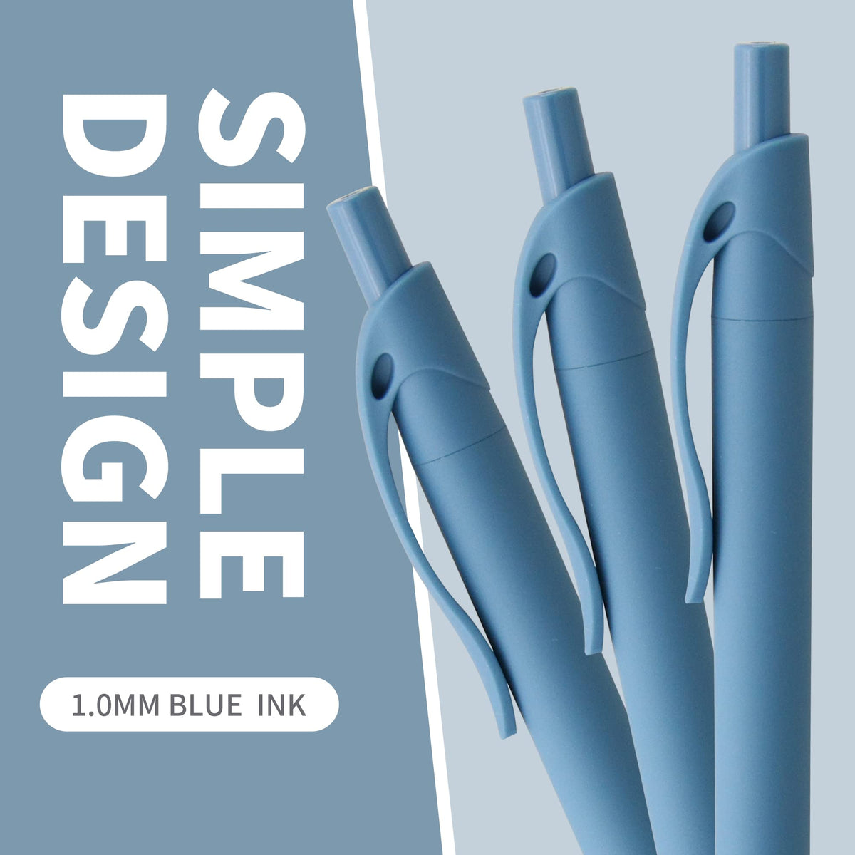deegtran Pens Bulk, 50 Pack No Bleed Click Pens, Wholesale Retractable Ballpoint Pens, Pen Medium