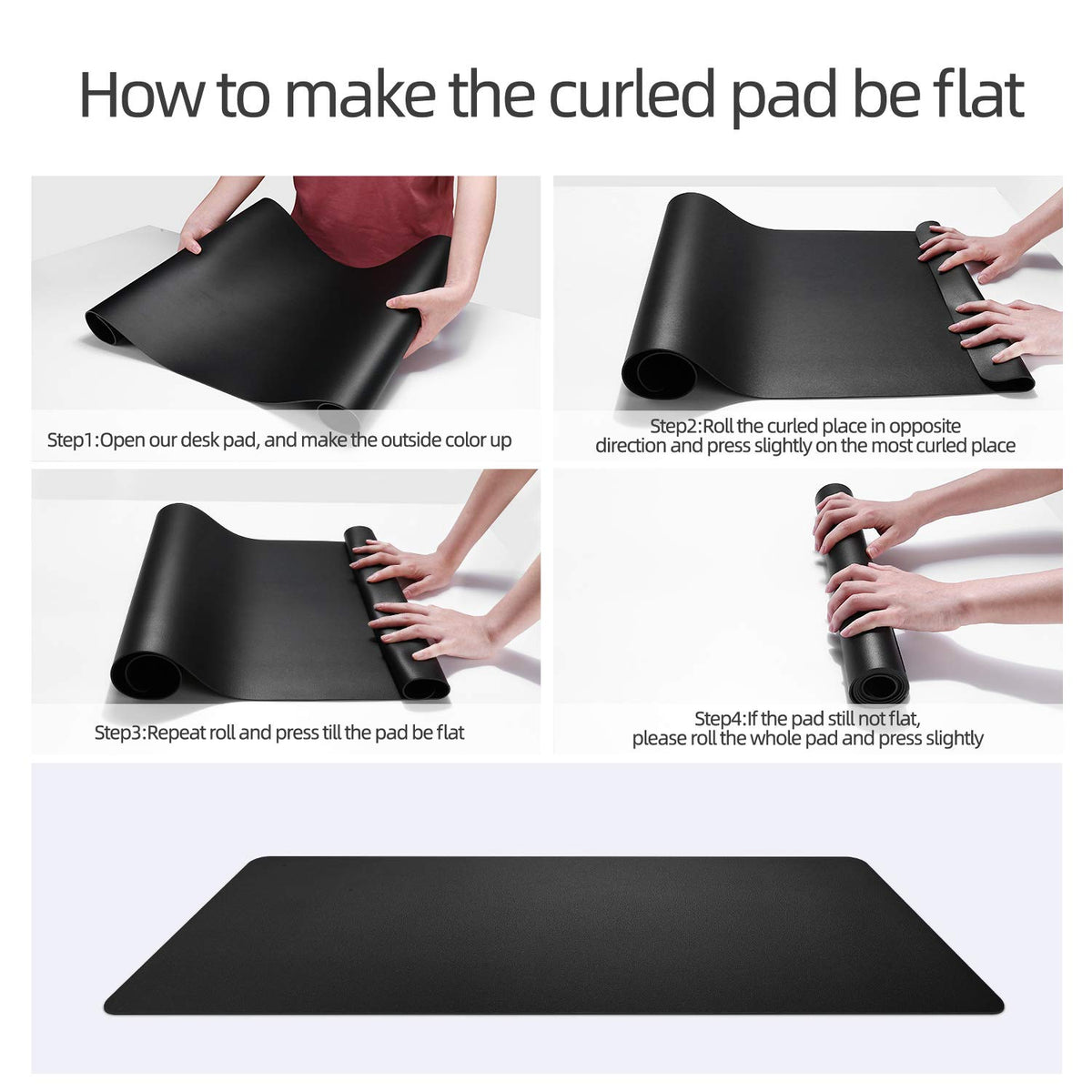 YSAGi Desk Mat, Mouse Pad,Waterproof Leather Desk Pad Large for Keyboard and Mouse,Dual-Sided Mouse