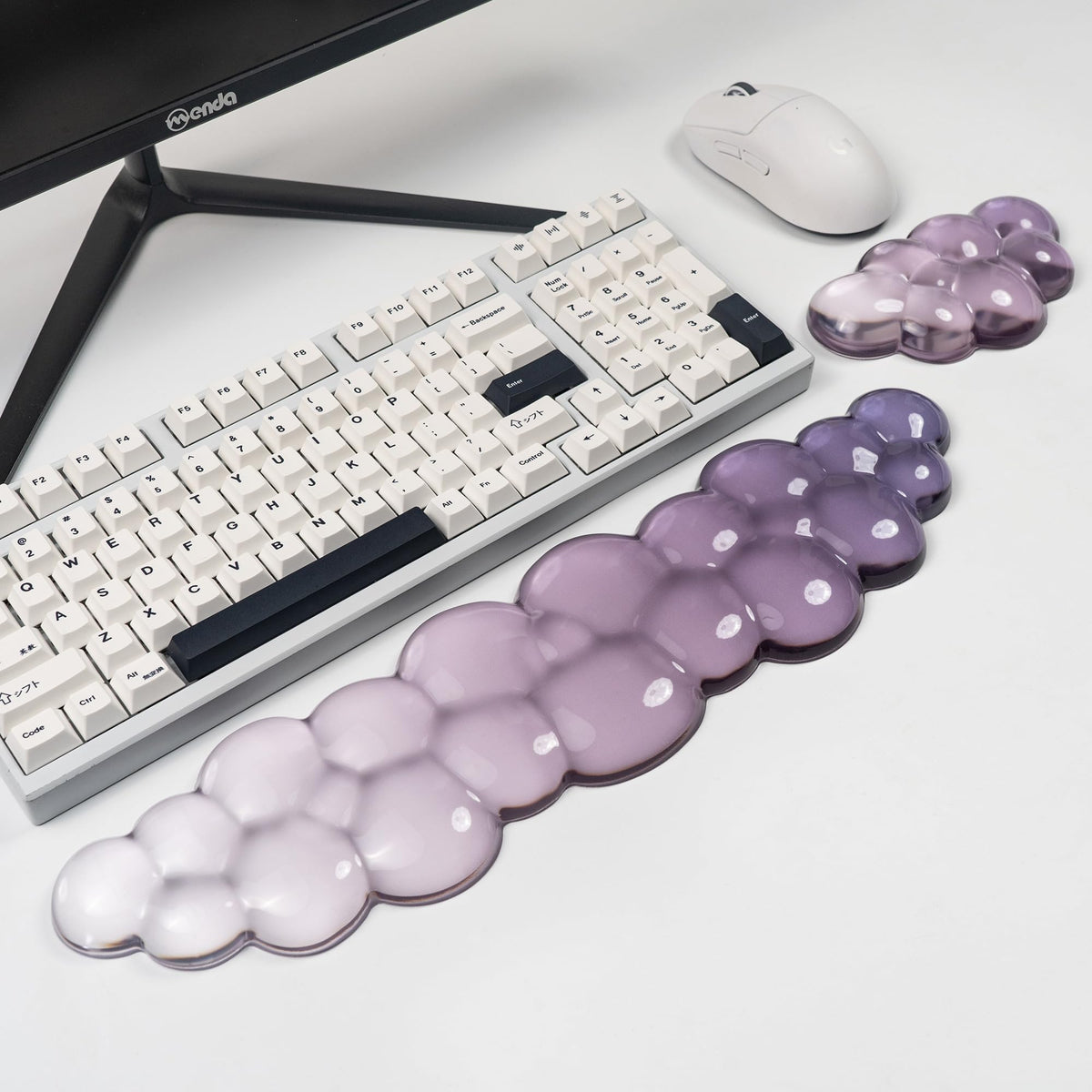 Gel Keyboard and Mouse Wrist Rest, Cloud Wrist Pad for Computer Keyboard