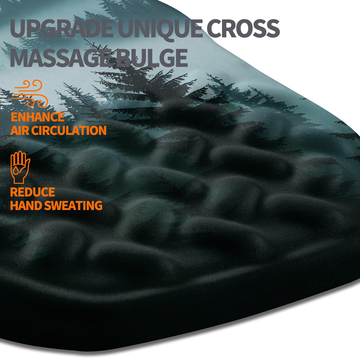 Armanza Ergonomic Slope Mouse Pad Wrist Support, Wrist Rest Mousepad for Carpal Tunnel Pain Relief