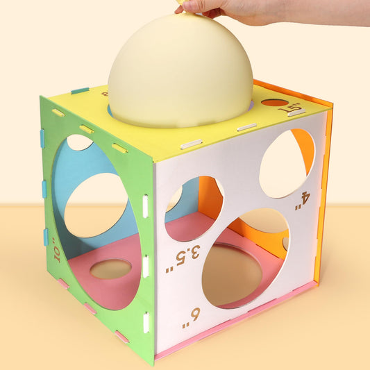 Auihiay 14 Holes Colored Balloon Measurement Box, Balloon Sizer (1-10 Inch)