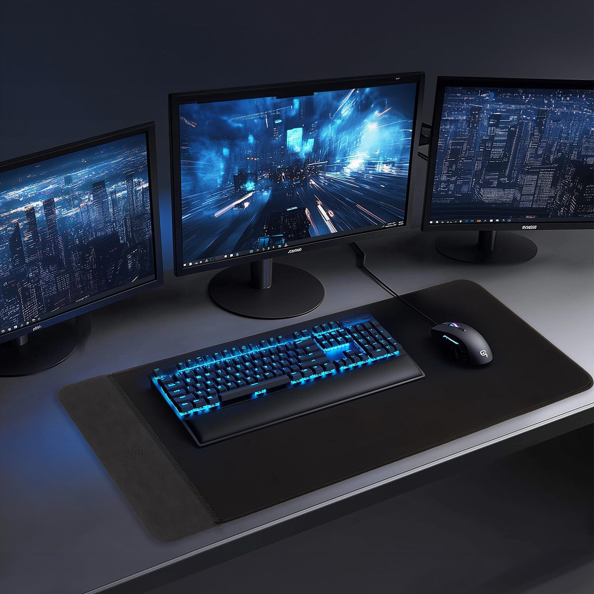 Tongyanat 15W Large Gaming Mouse Pad with Superior Micro-Weave Cloth, Extended Desk Mousepad with