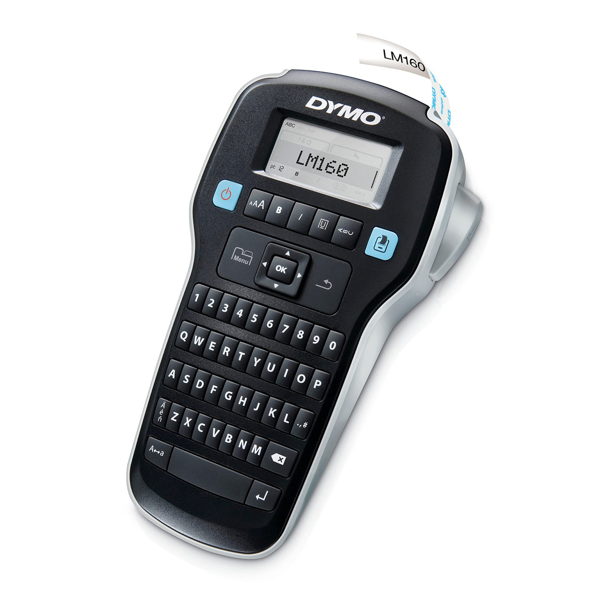 DYMO Label Maker LabelManager 160 Portable Label Maker, Easy-to-Use, One-Touch Smart Keys, QWERTY