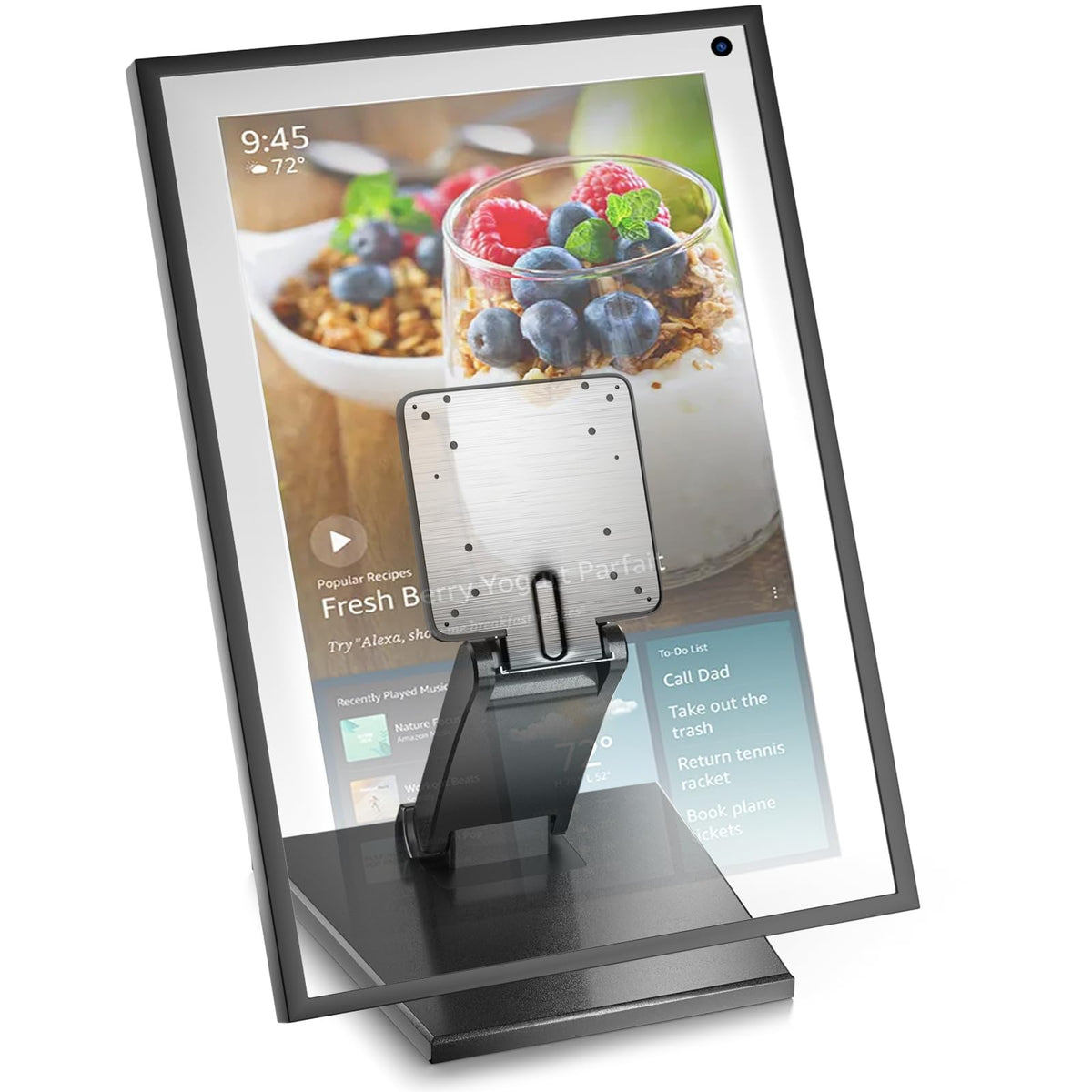 WEARSON Mount Stand for Amazon Alexa Echo Show 15 (1st, 2nd Gen), Tilt, and Rotate Stand Made for