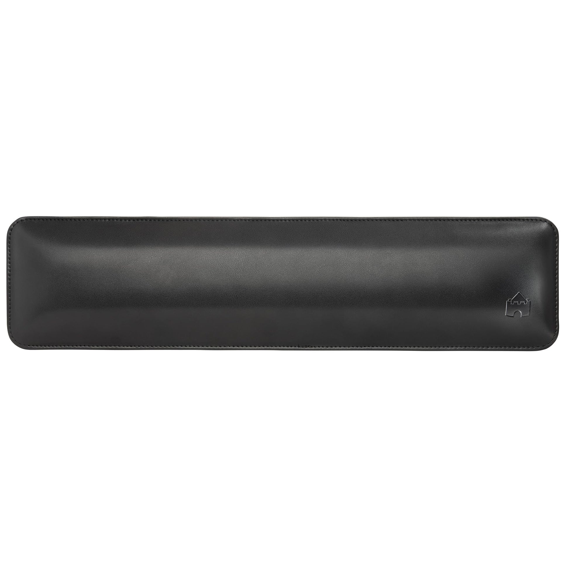 Bailey Full Size by Castle - Leather Ergonomic Computer Wrist Rest Pad for Keyboards with Around
