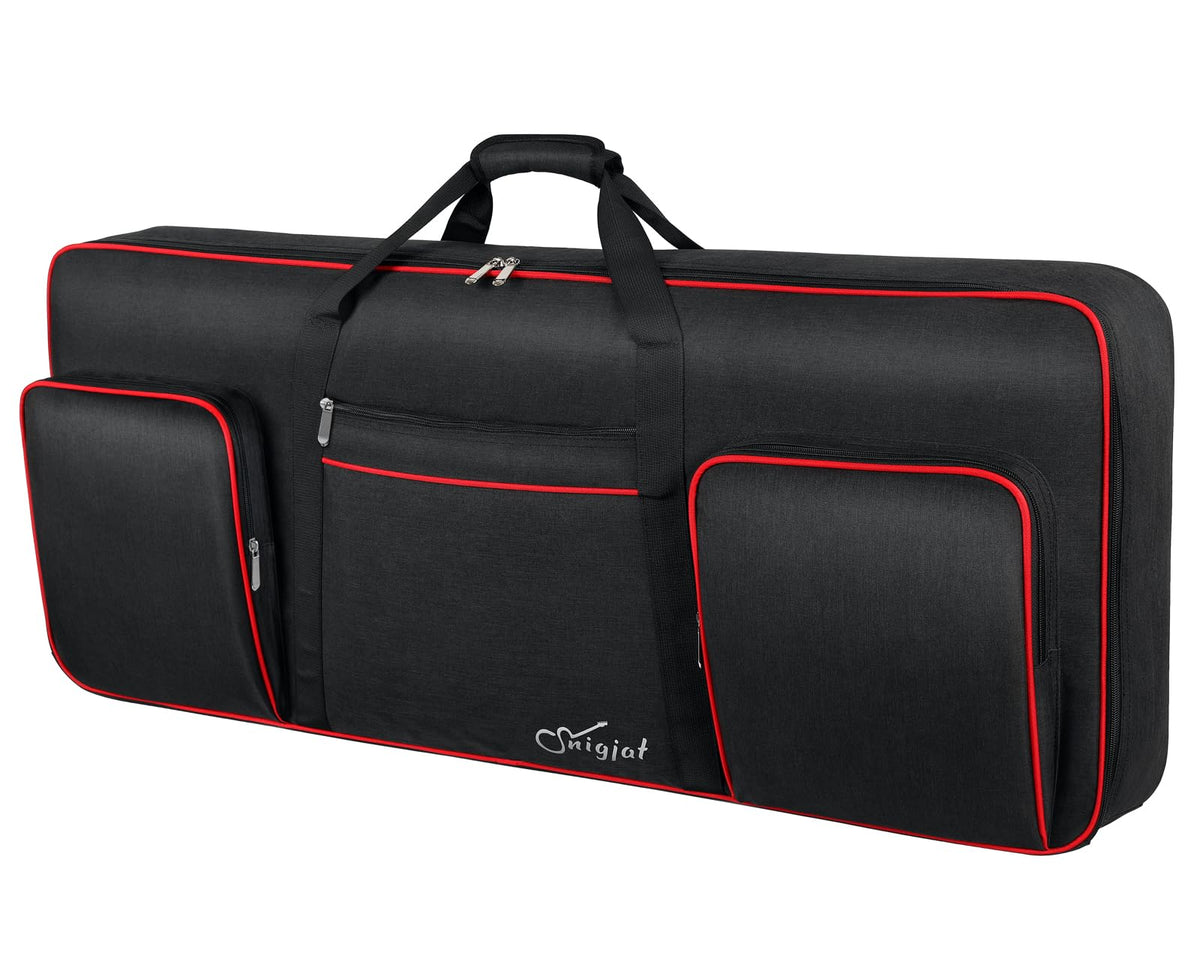 SNIGJAT 61 Key Keyboard Case Soft with Adjustable Padded Shoulder Straps