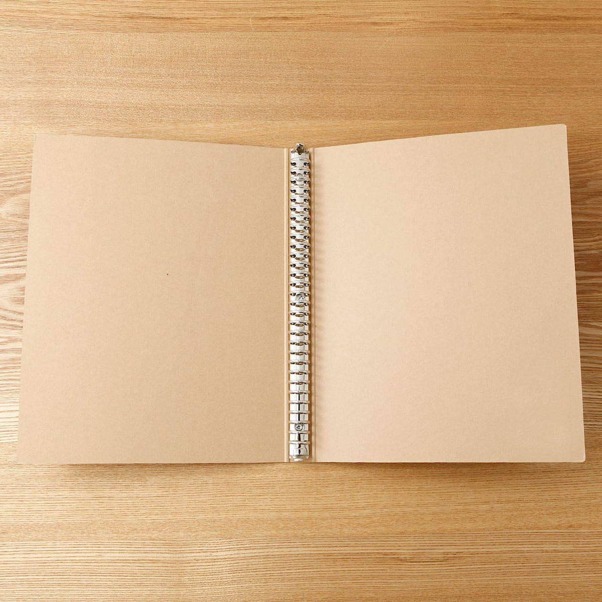 MUJI 82109917 Binder A4, 30 Holes, Beige