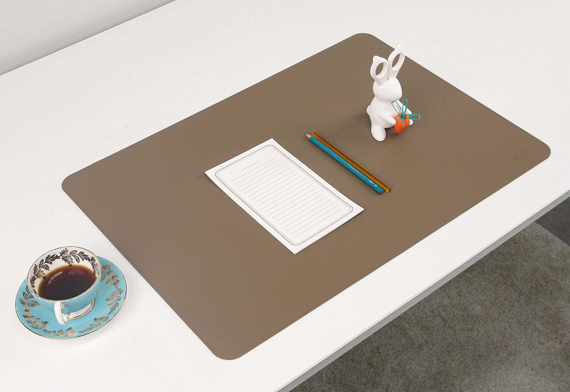 NODITO Dual-Sided Leather Desk Pad,Blotter for Laptop Computer,Mouse Pad,Writing,Drawing,Arts and