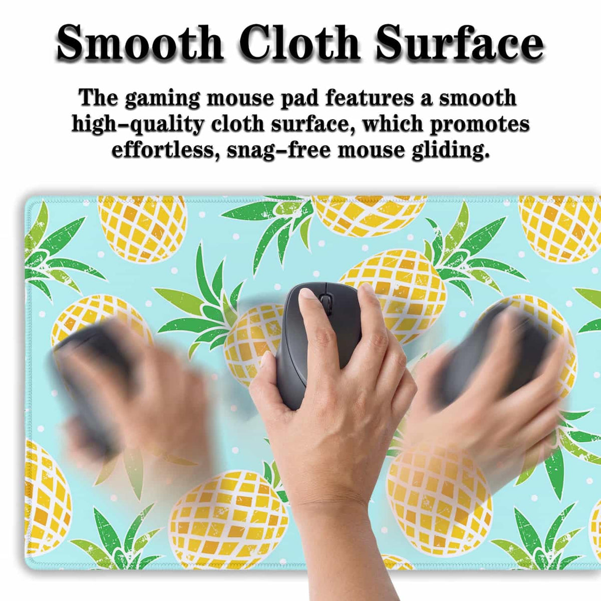 Samgula Computer Desk Mat Yellow, XXL Mouse Pads Large Desk Pads, Mouse Pad Gaming Non-Slip Rubber