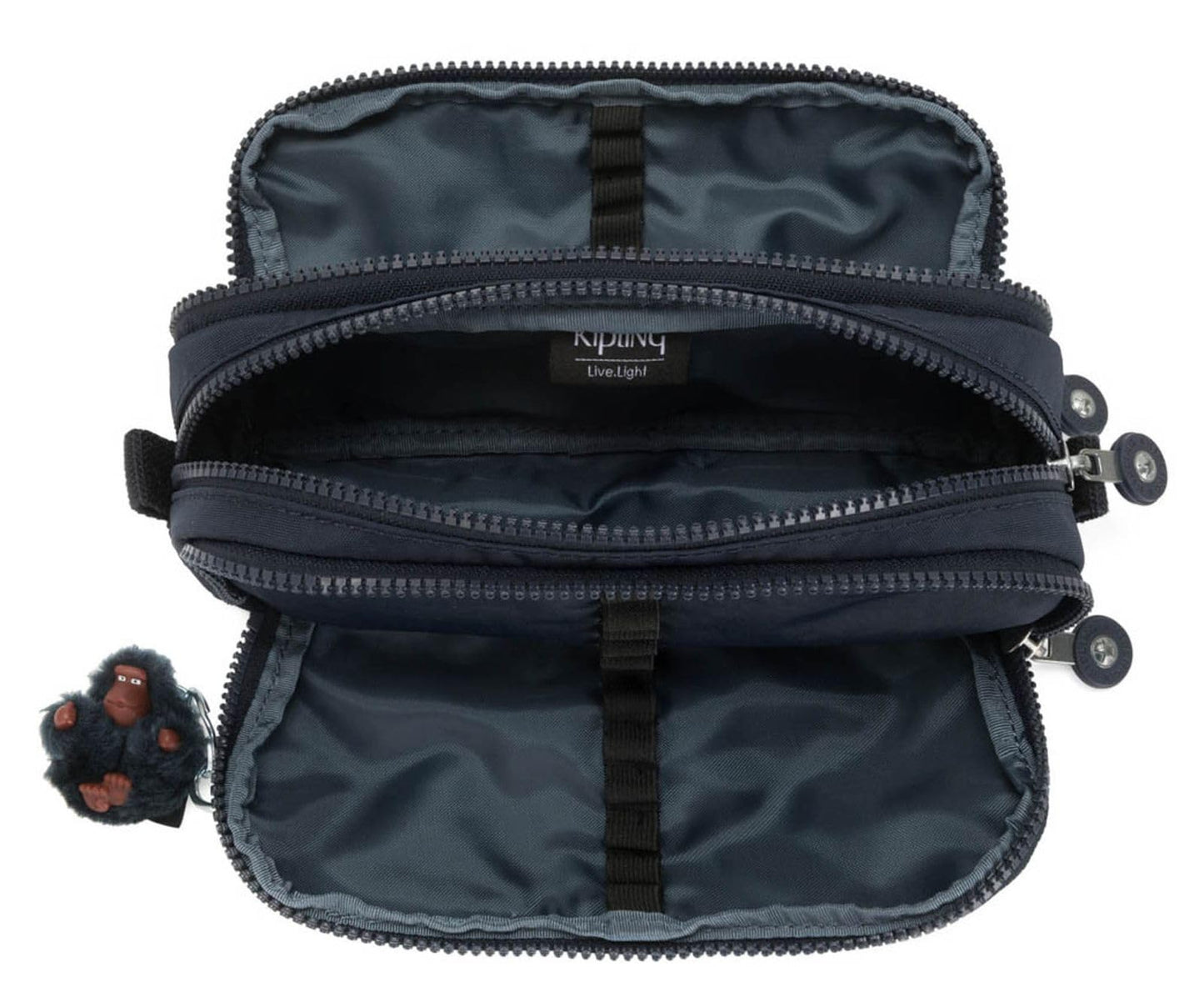 Kipling GITROY Large pencase, Pouches, Cases, True Blue Tonal, One Size, GITROY