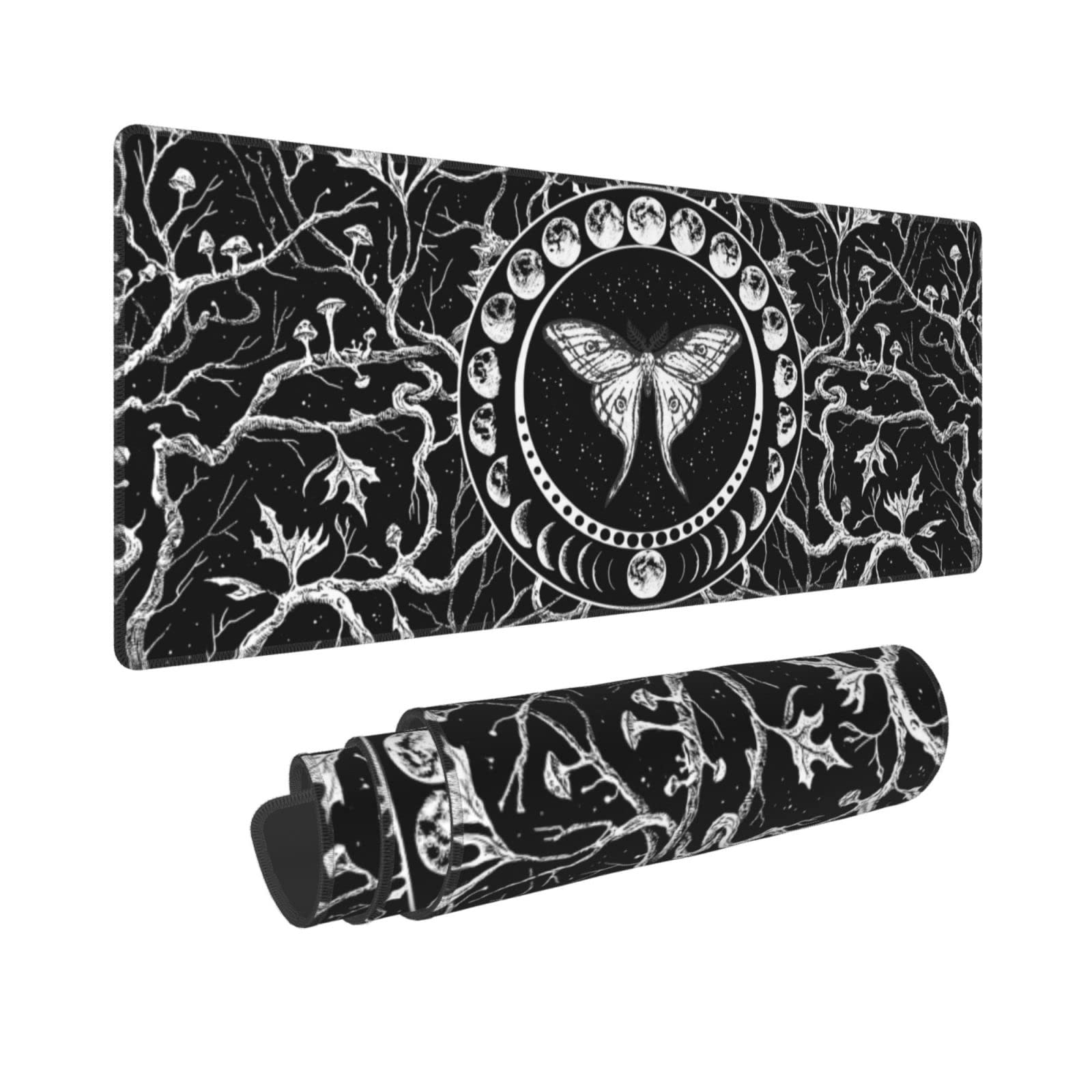 Sigouyinei Extra Large Desk Pad 31.5x12in Office Gaming Non-Slip Mouse Pad