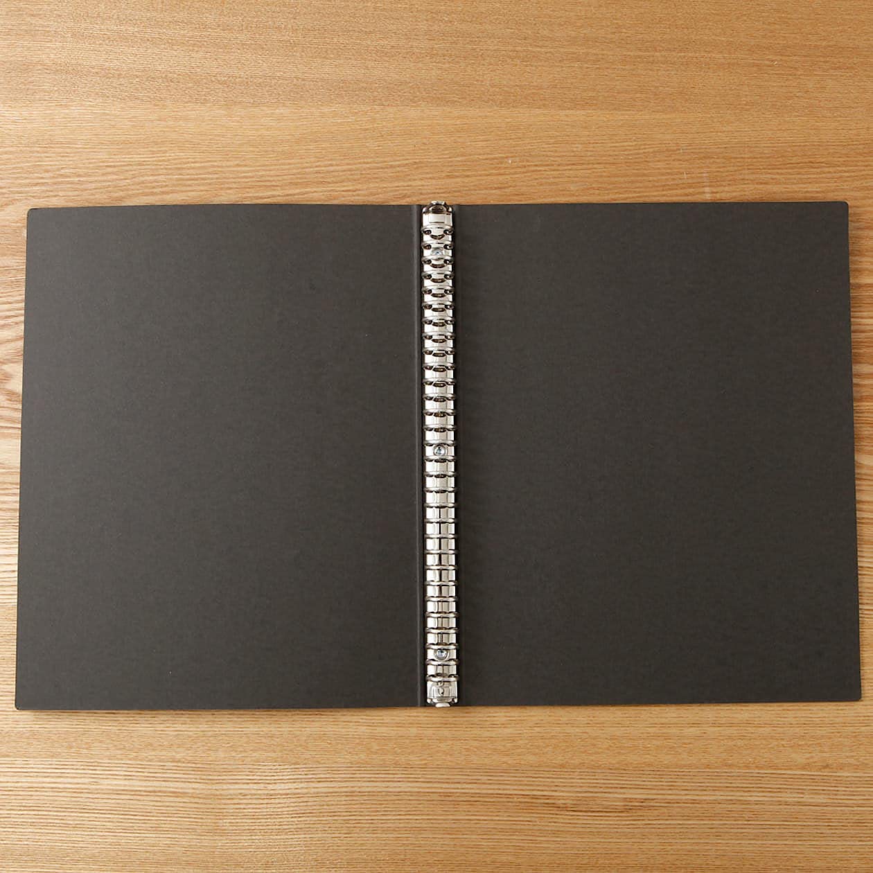 MUJI 82110098 Binder, A4, 30 Holes, Dark Gray
