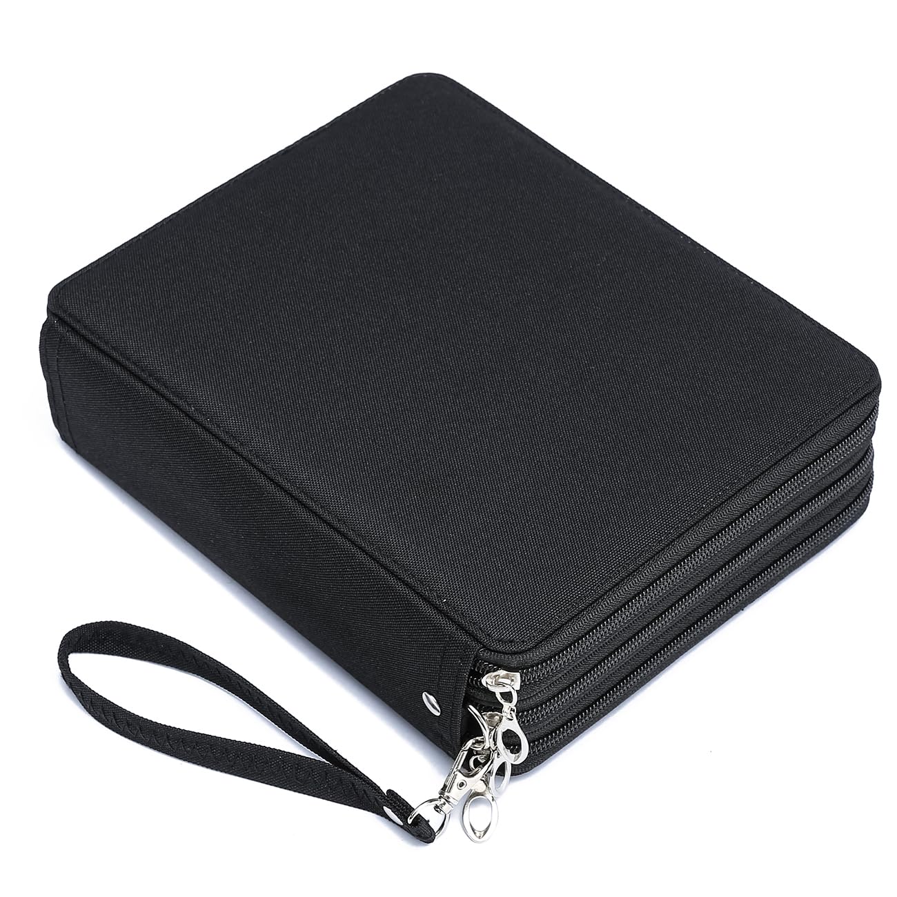 YOUNGCOL Colored Pencil Case - 120 Slots Pencil Holder with Handle Strap Large Capacity Pencil