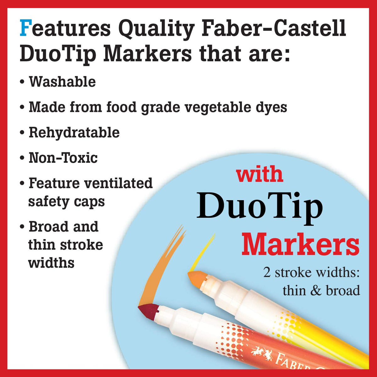 Faber-Castell Color by Number Foodie Friends - Color and Display 1 Color by Number Board