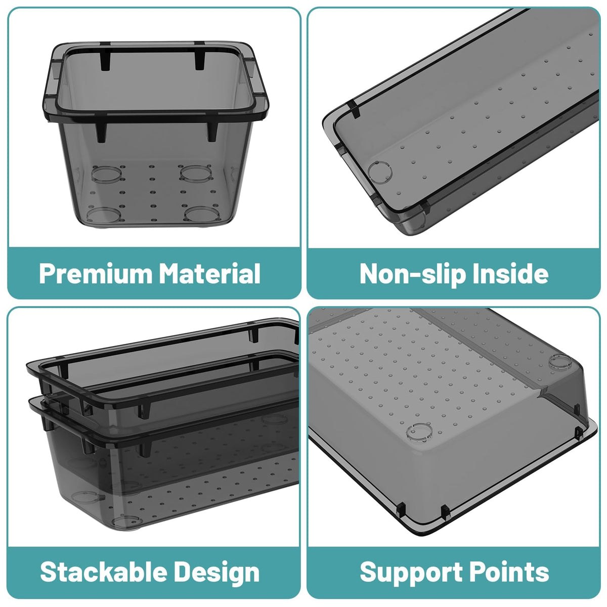 Drawer Organizer Set, Drawer Organization and Storage Containers, 32 PCS