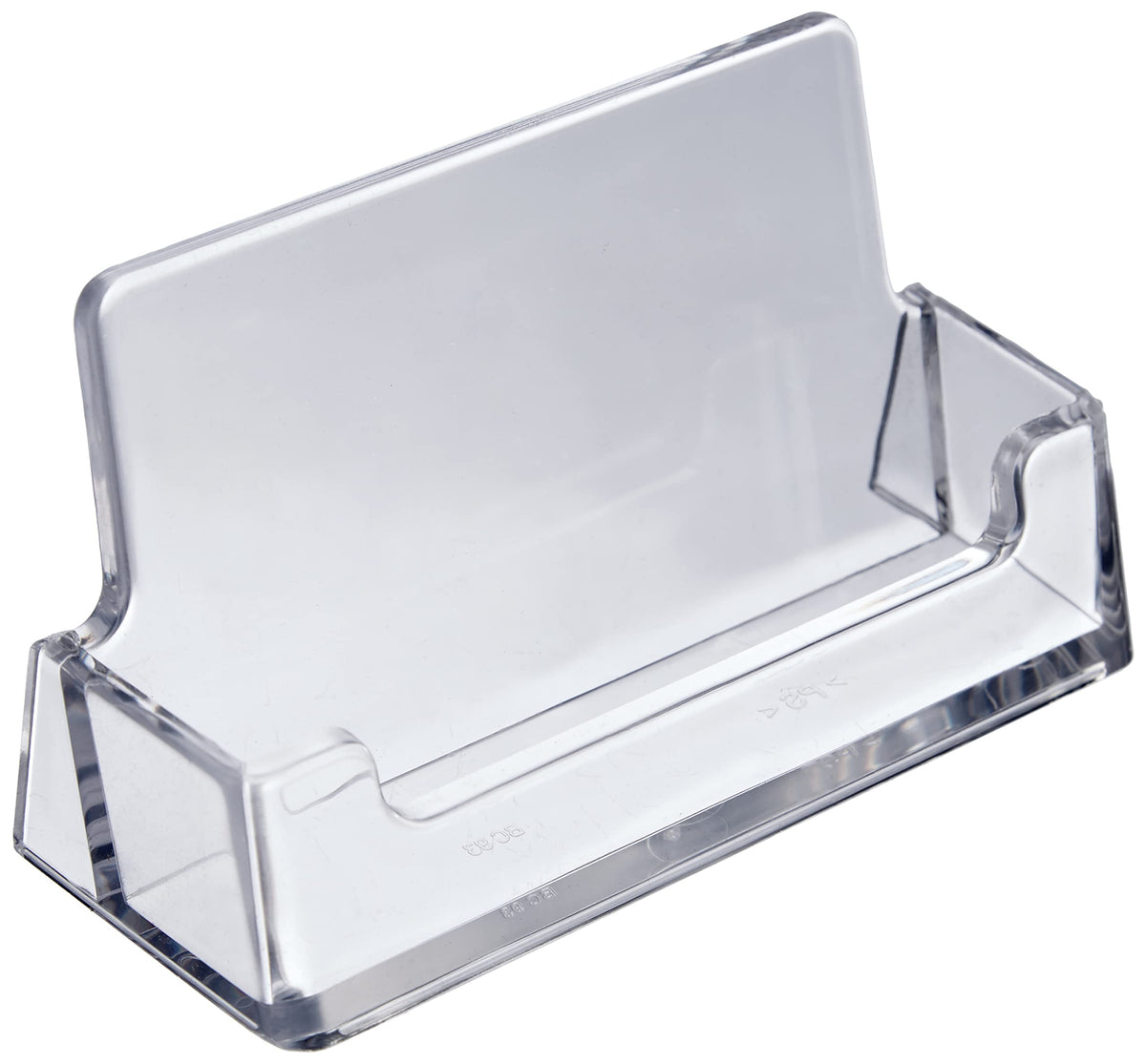 Taymar® Business Card Holder Landscape Format DIN A8 (95 x 52 mm) Transparent