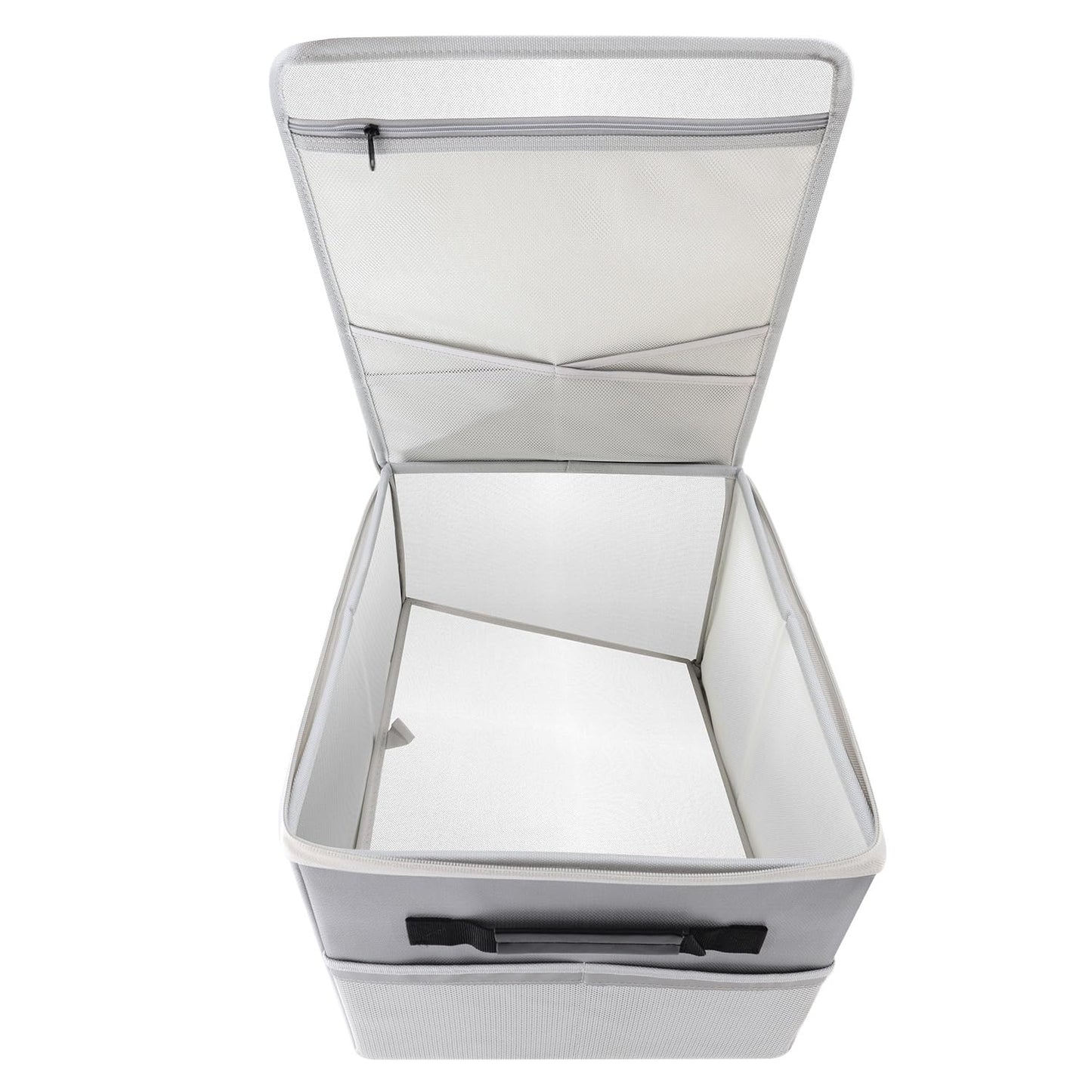 Upgraded 5200°F Fireproof Document File Organizer Box, Fireproof Storage Filing Cabinet Box with