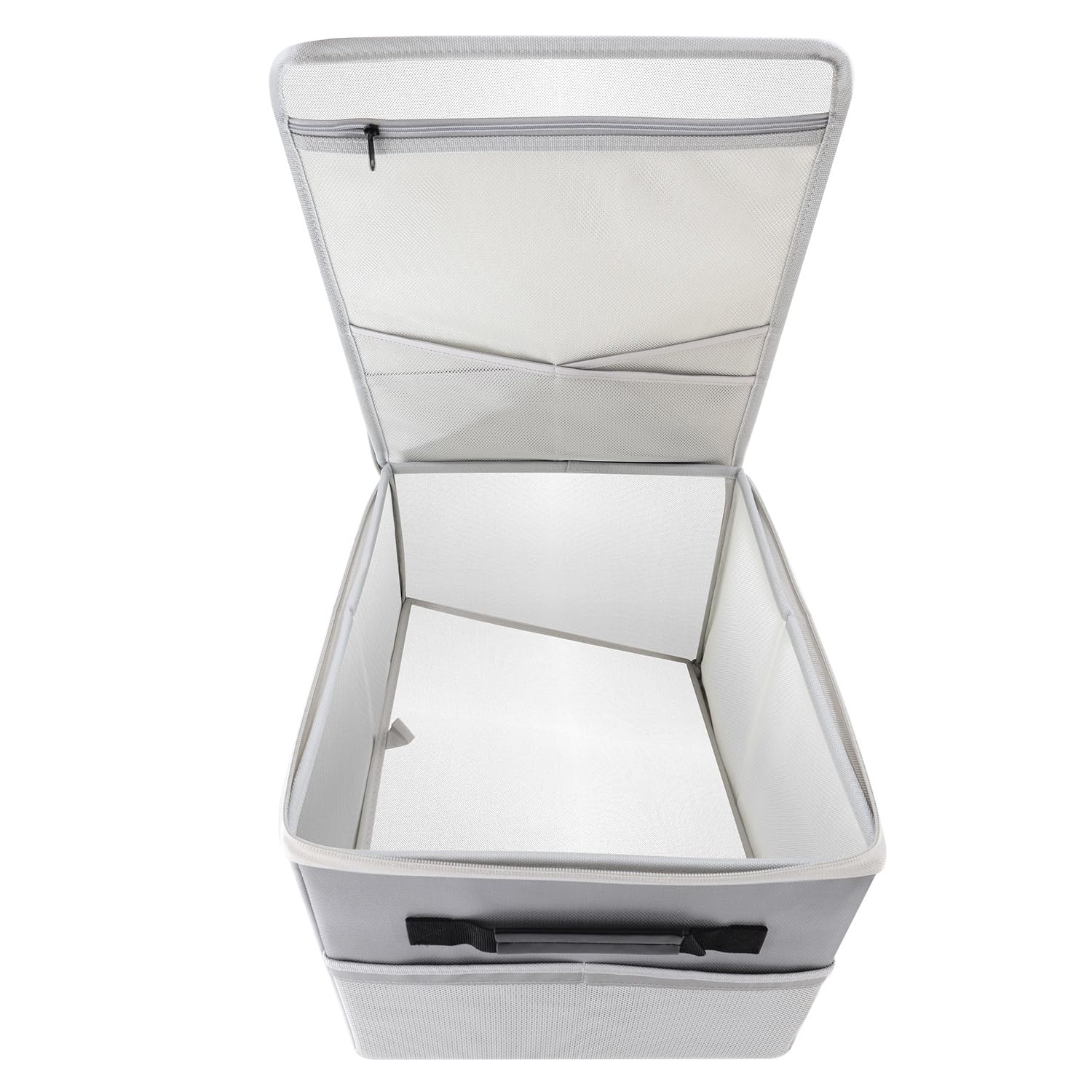 Upgraded 5200°F Fireproof Document File Organizer Box, Fireproof Storage Filing Cabinet Box with