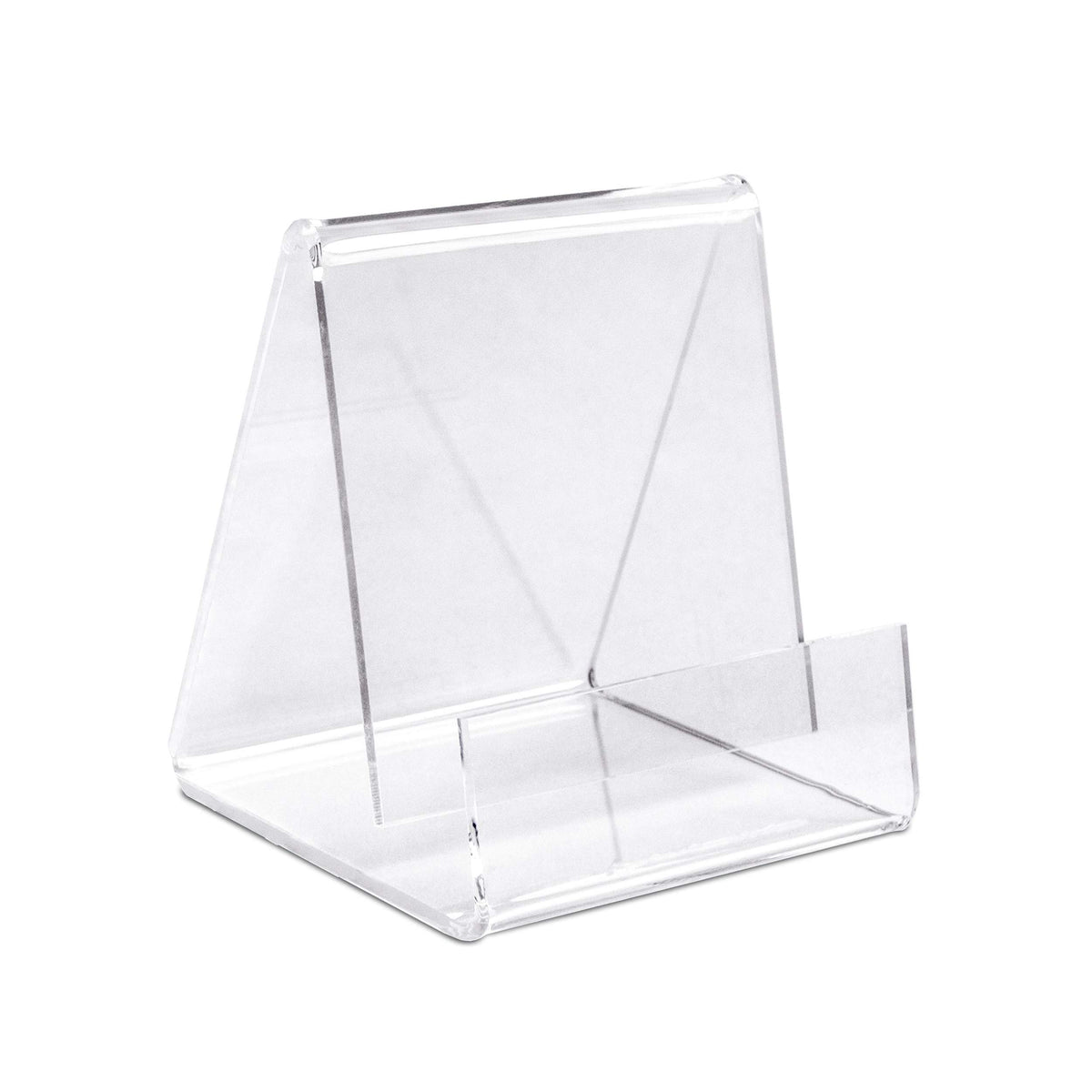 VitAdisplays Eco Bookends Height 8.0 cm as Clamp Stand Made of Original Plexiglas for e.g.