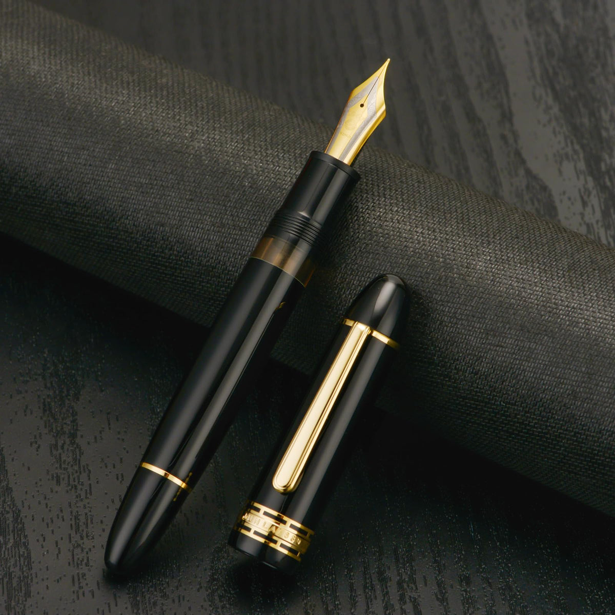 Wikult Yongsheng Junlai 630 Acrylic Fountain Pen, Size 8 Medium Nib with Piston Filling System