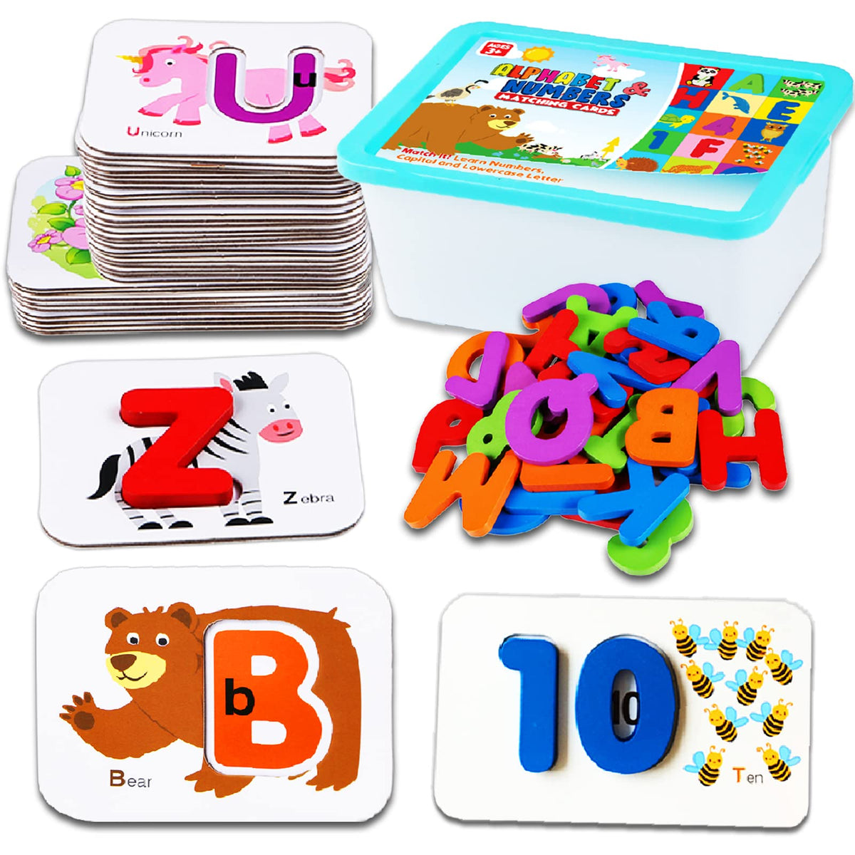 Toddler Alphabet Flash Cards - Preschool Activities Learning Toys