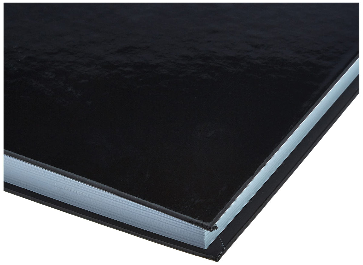 Kangaro Notebook A5 Blank Hard Cover 80 Sheets 100 g Black
