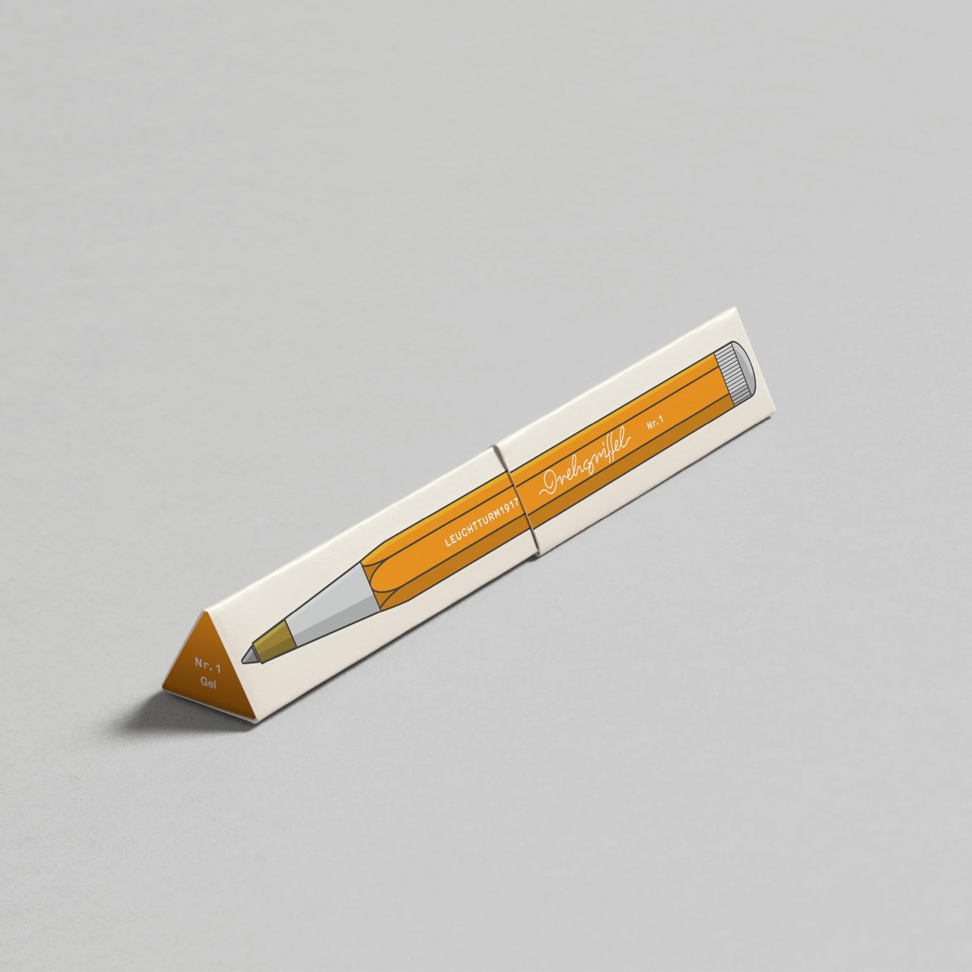LEUCHTTURM1917 - Drehgriffel Writing Pen (Rising Sun) - Gel Pen with Black Ink Included