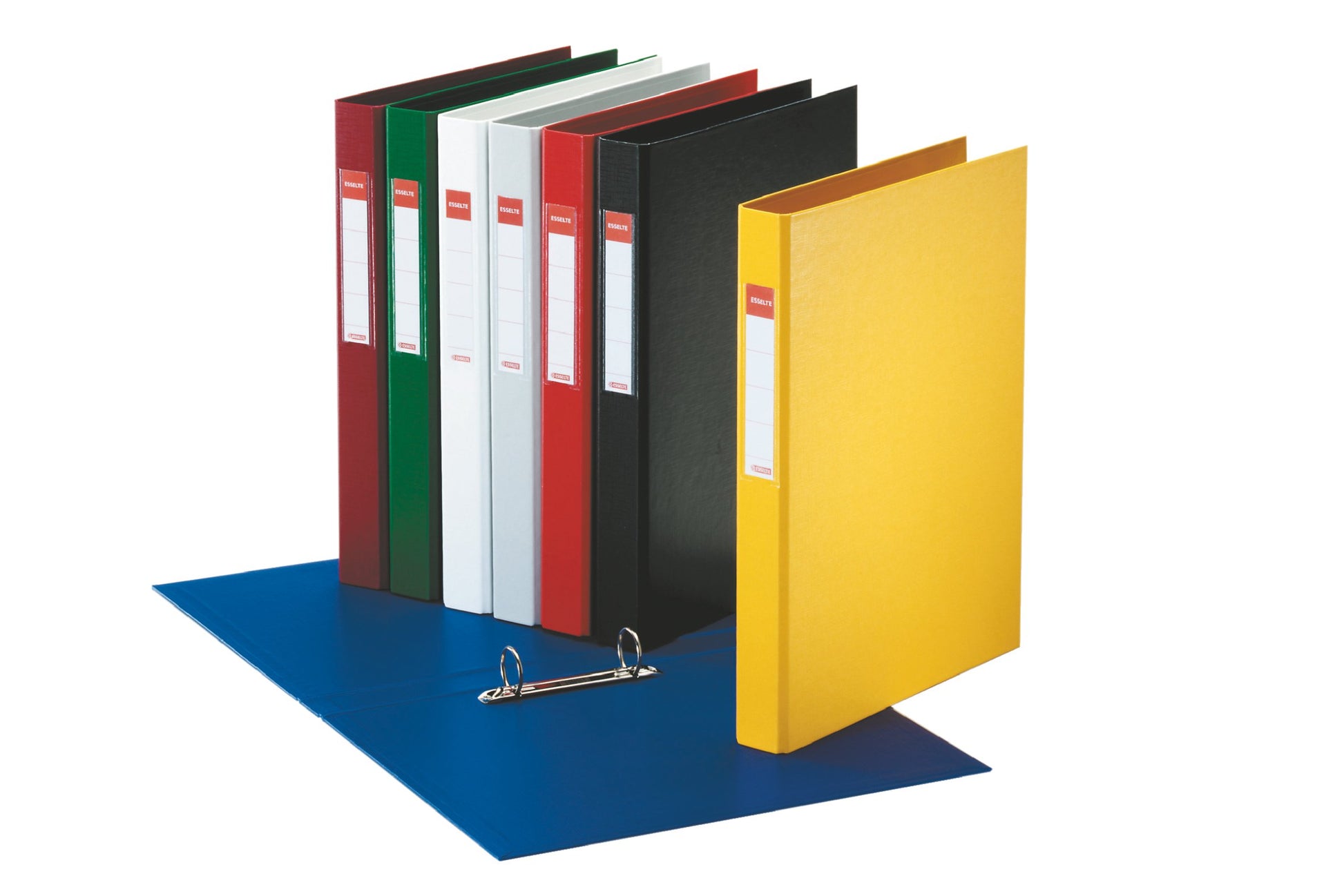 Esselte 2 Ring Binder, PP, Holds up to 190 Sheets, Vivida Range, 25 mm Spine, 14454 - A4, Black