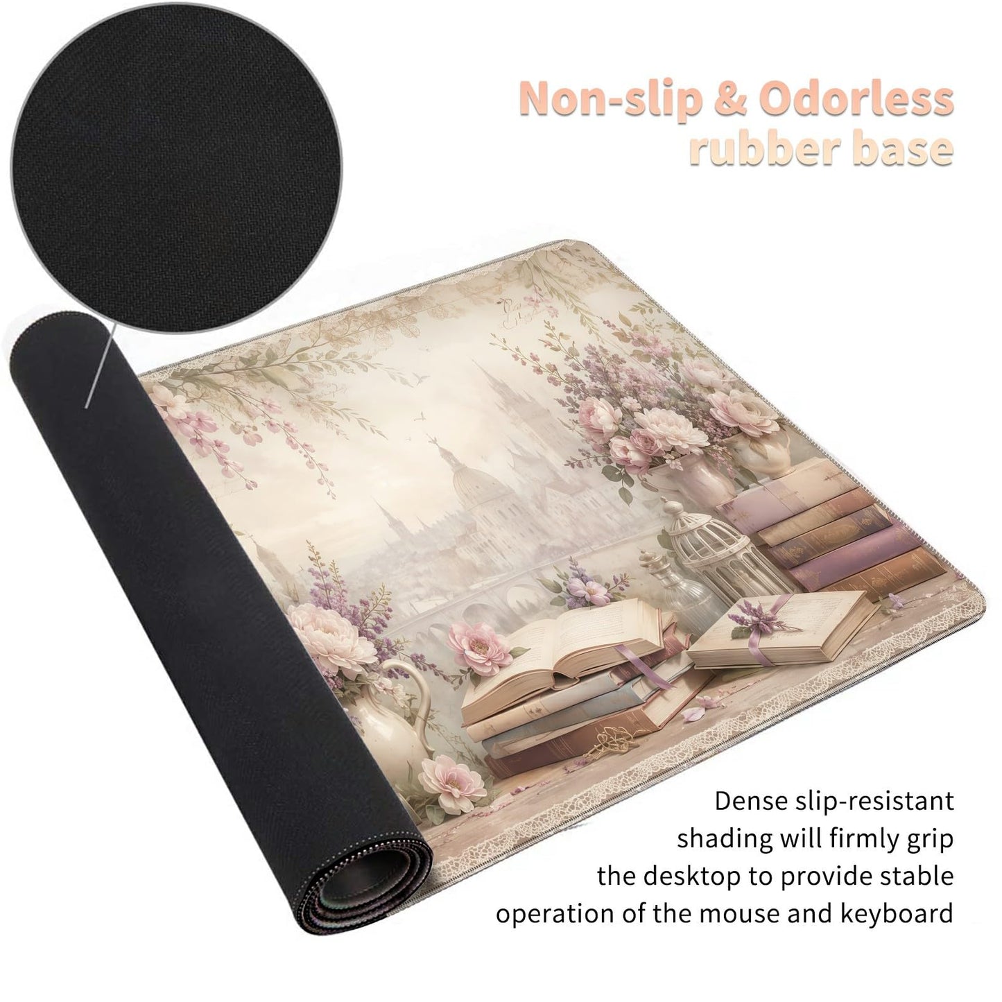 Desk Mat Large Gaming Mouse Pad + Coaster