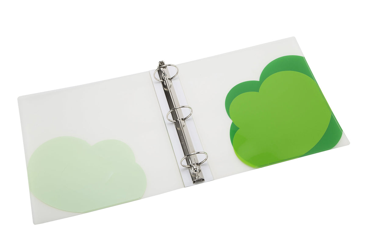 Filexec Products Cloud, Ring Binder, 2", Pack of 4 (50495-6459), Green
