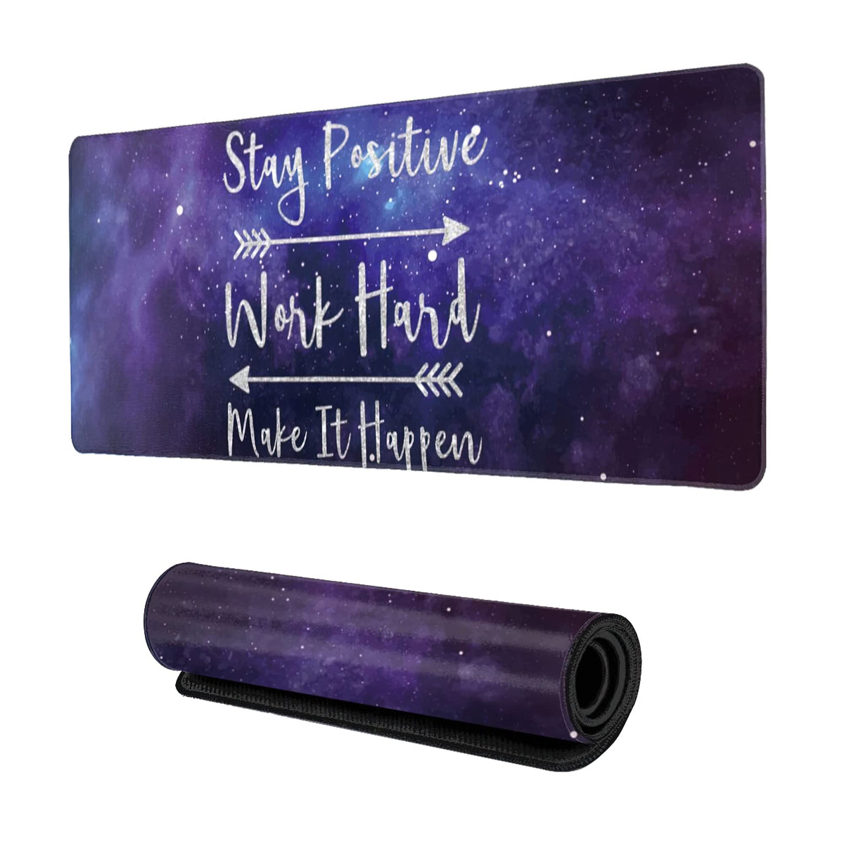 Desk Mat,Inspirational Quotes Gaming Mouse Pad,XXL Mouse Pad Mat for Office,Computer,Keyboard with