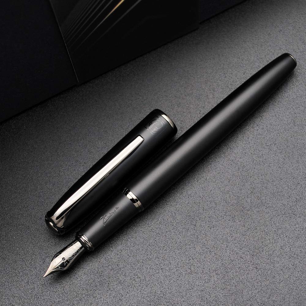 czxwyst Picasso 916 Malage Fountain Pen Original Box New Version (Sunset Gray, Extra Fine Nib